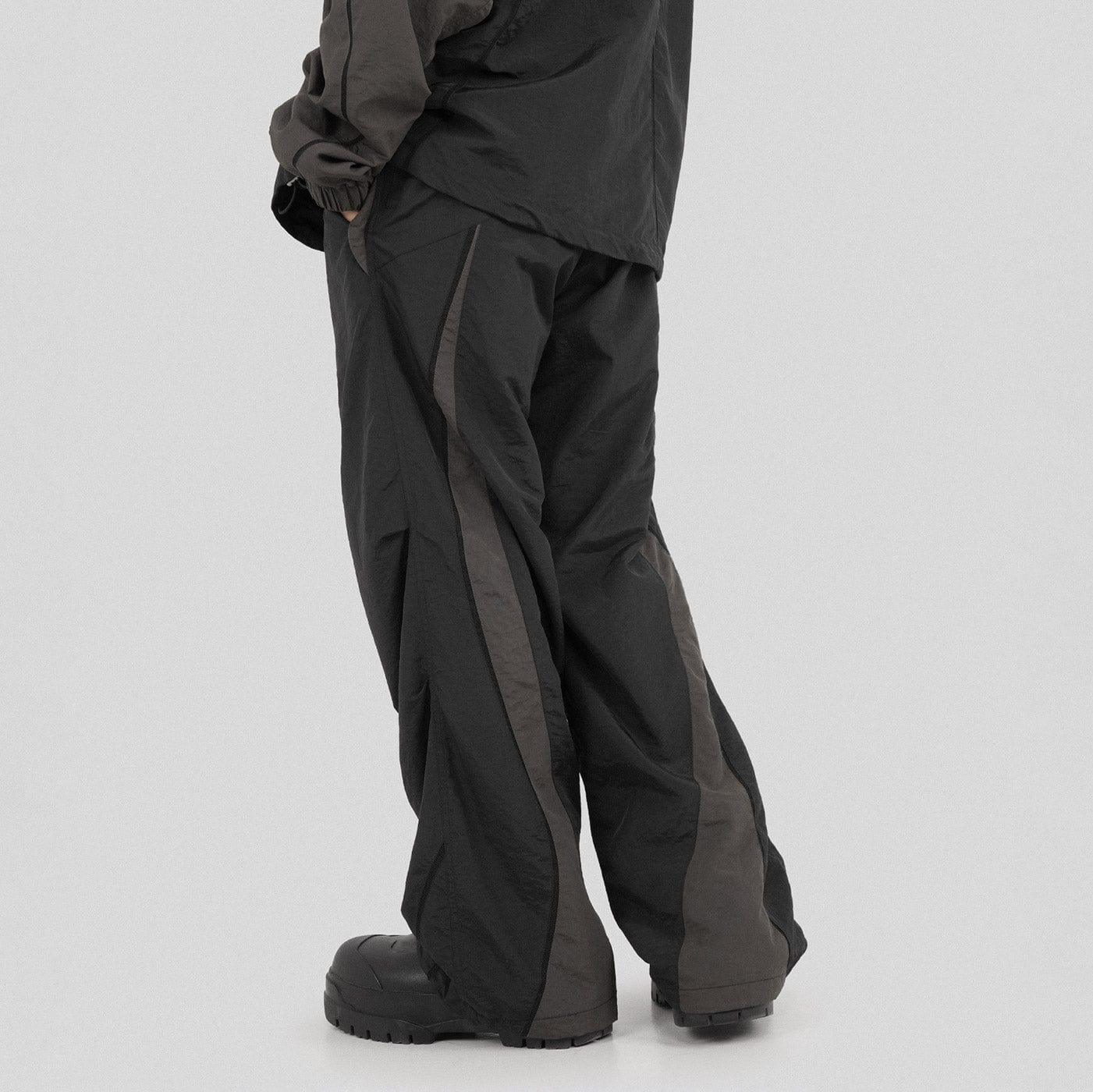 UNDERWATER Wasteland Spliced Pants-Pants-S-Free Shipping Leatheretro