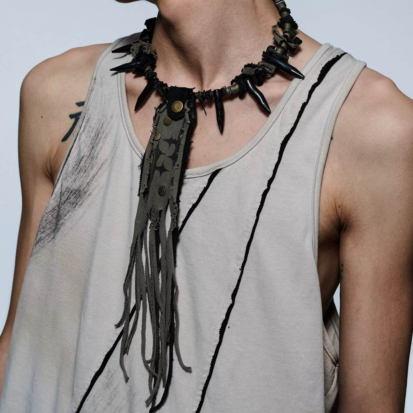 ILLUSORY x FLYERRER The Buds Detachable Tassel Necklace-Necklace-Standard (15 INCHES to 18.5 INCHES)-Free Shipping Leatheretro