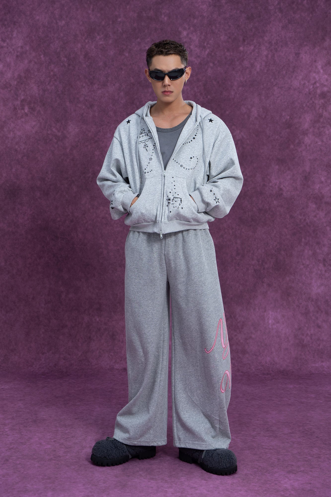 CLP Your Love Oversized Sweatpants-Pants-M-Free Shipping Leatheretro