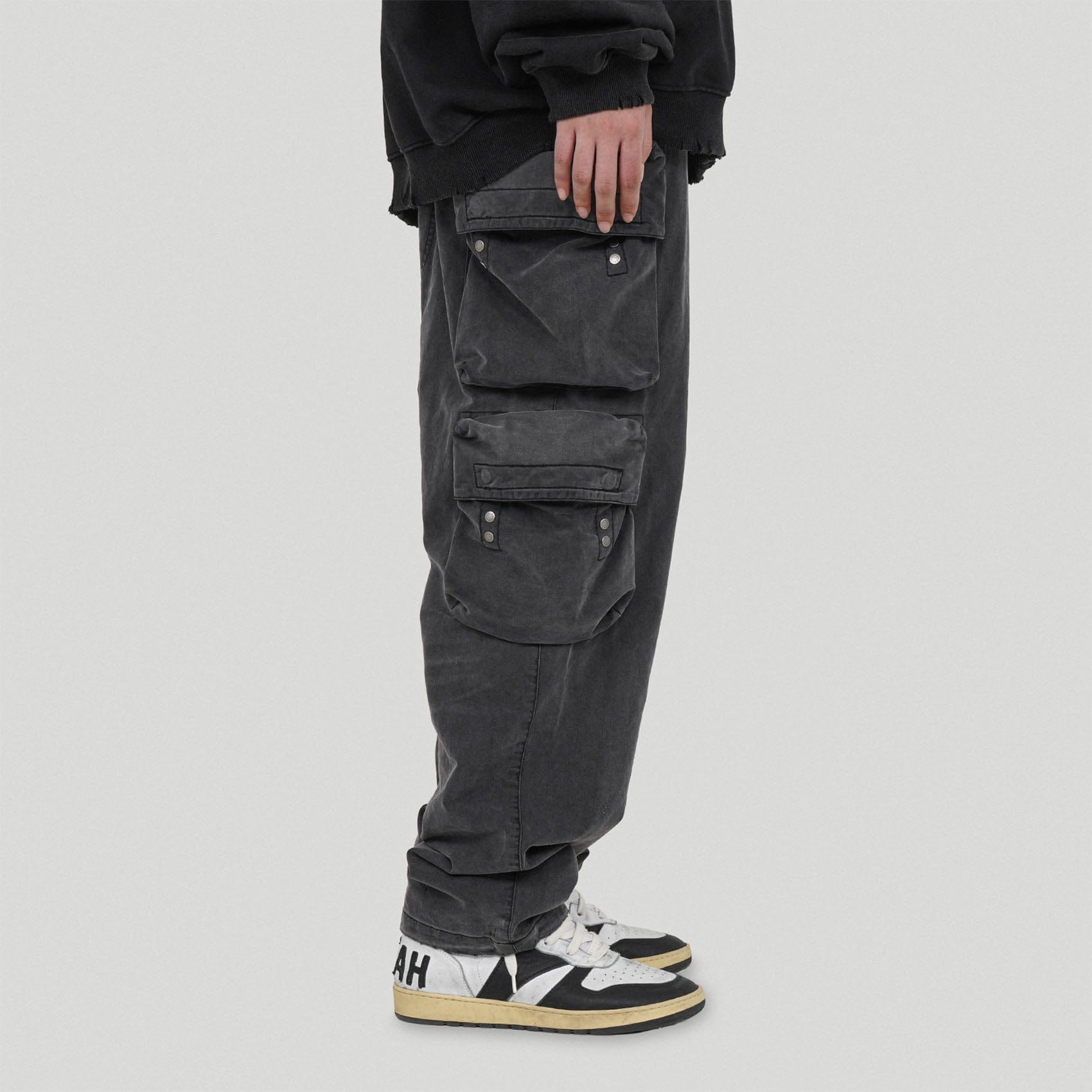 UNDERWATER Multi-pockets Utility Pants-Pants-S-Free Shipping Leatheretro