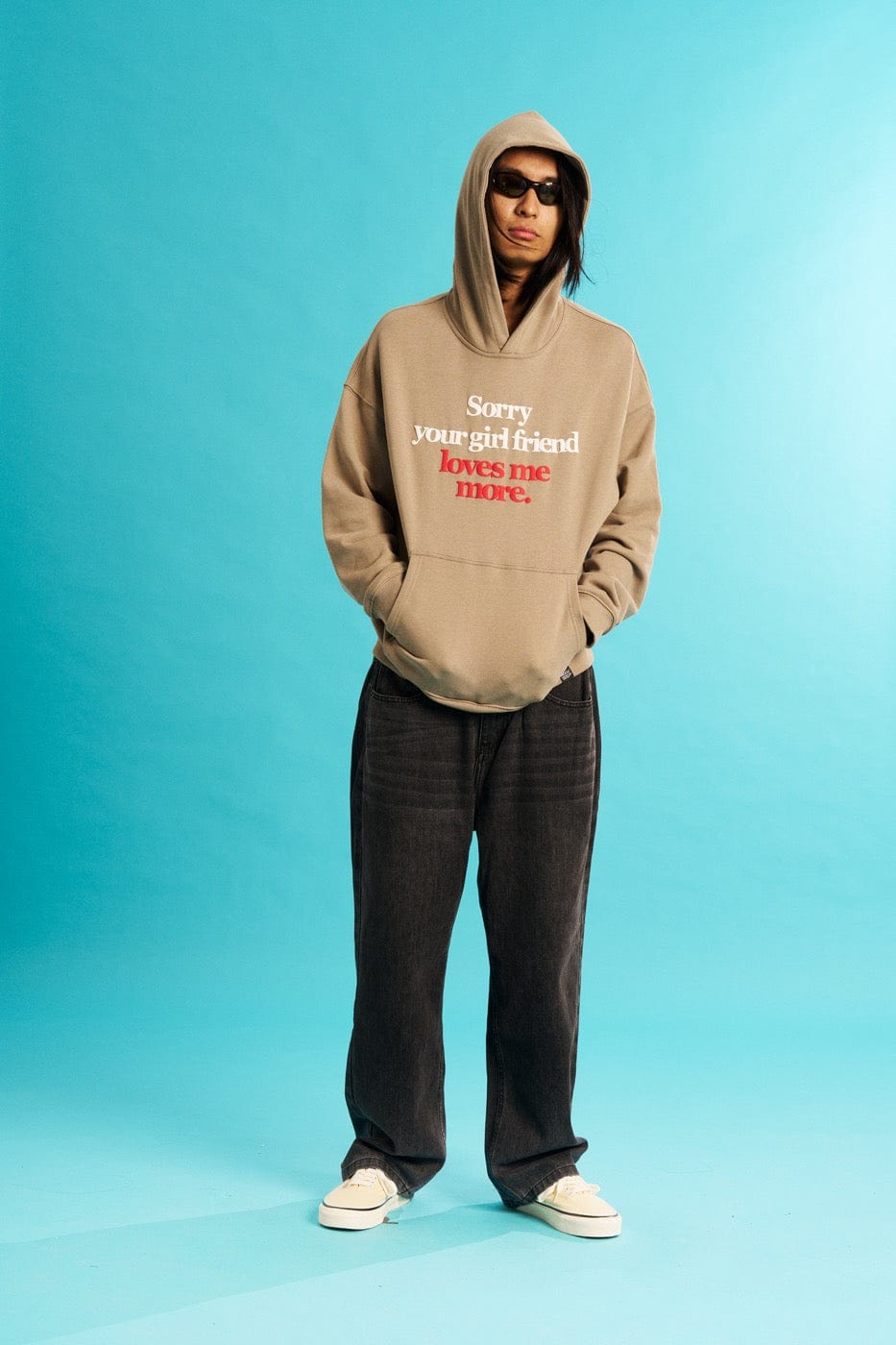 WCC Sorry Your Girlfriend Loves Me More Hoodie-Hoodie-M-Grey-Free Shipping Leatheretro