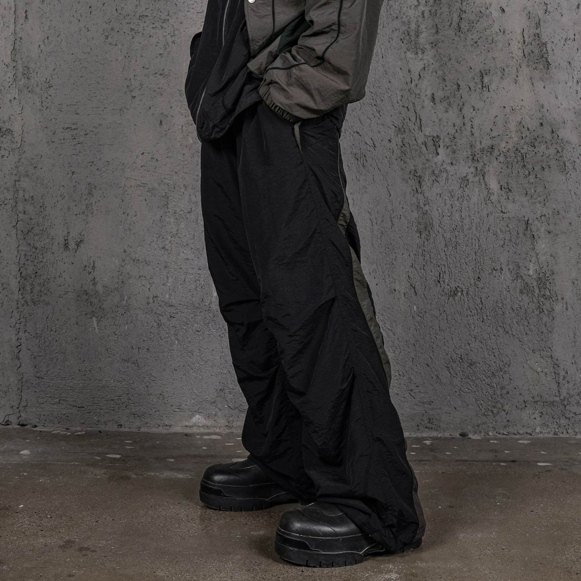 UNDERWATER Wasteland Spliced Pants-Pants-S-Free Shipping Leatheretro