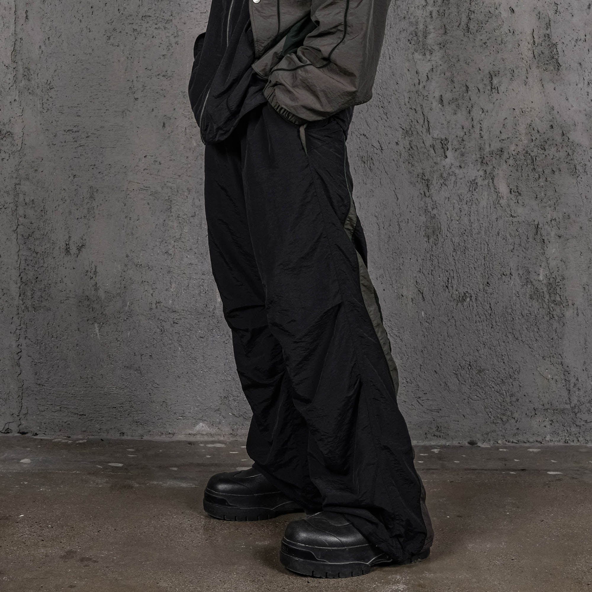 UNDERWATER Wasteland Spliced Pants-Pants-S-Free Shipping Leatheretro