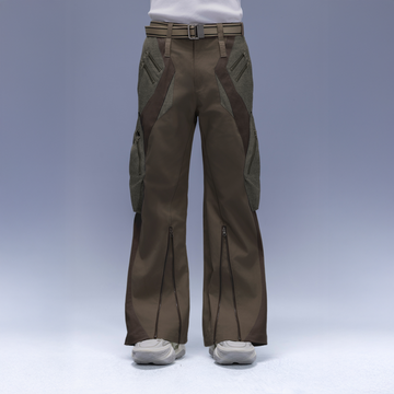 XIPHEVIL Paneled Multi-Pocket Zip Cargo Pants Coffee-Pants-XS-Free Shipping Leatheretro