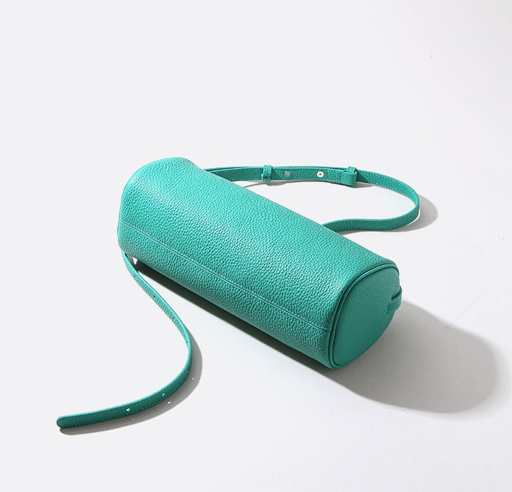 Women's Genuine Leather Tote Bag-Shoulder Bags-China Red-Free Shipping Leatheretro