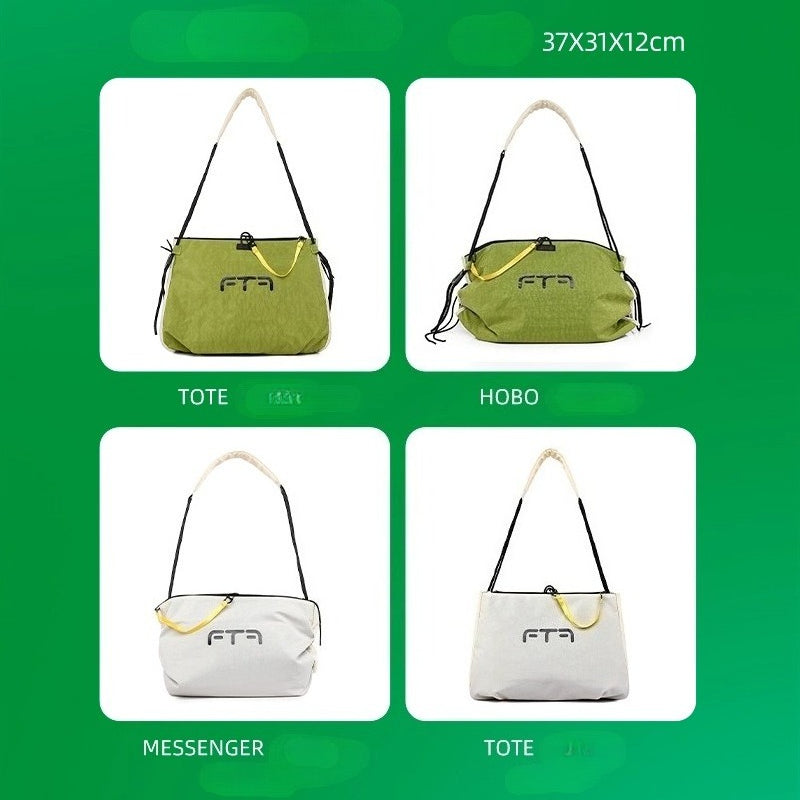 BOOM AB Side The Versatile Voyager: Reversible Tote & Crossbody Bag-Yellow Gray-Large-Free Shipping Leatheretro