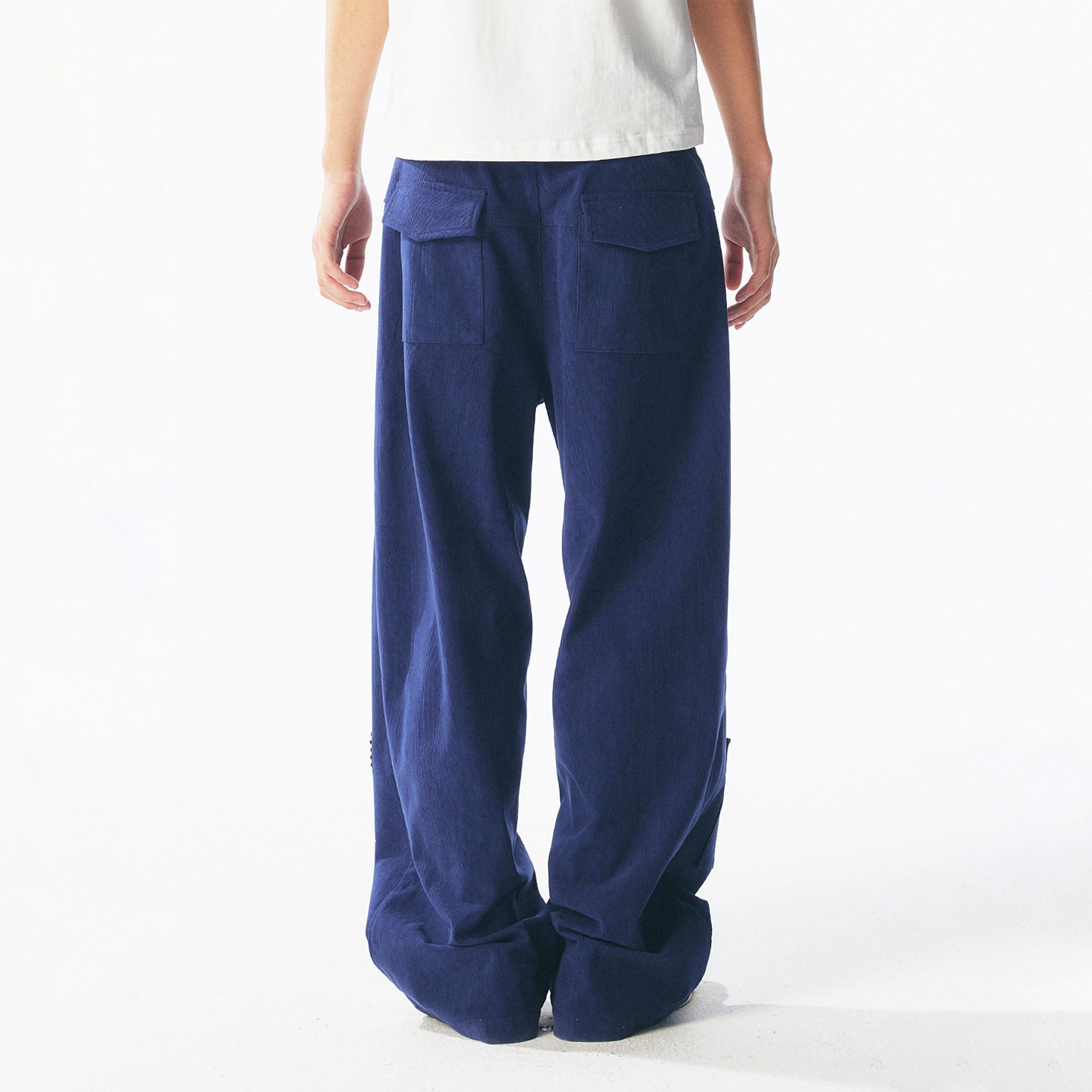 1997 POSTOFFICE Whimsical Patch Straight-Leg Pants-Pants-S-Free Shipping Leatheretro