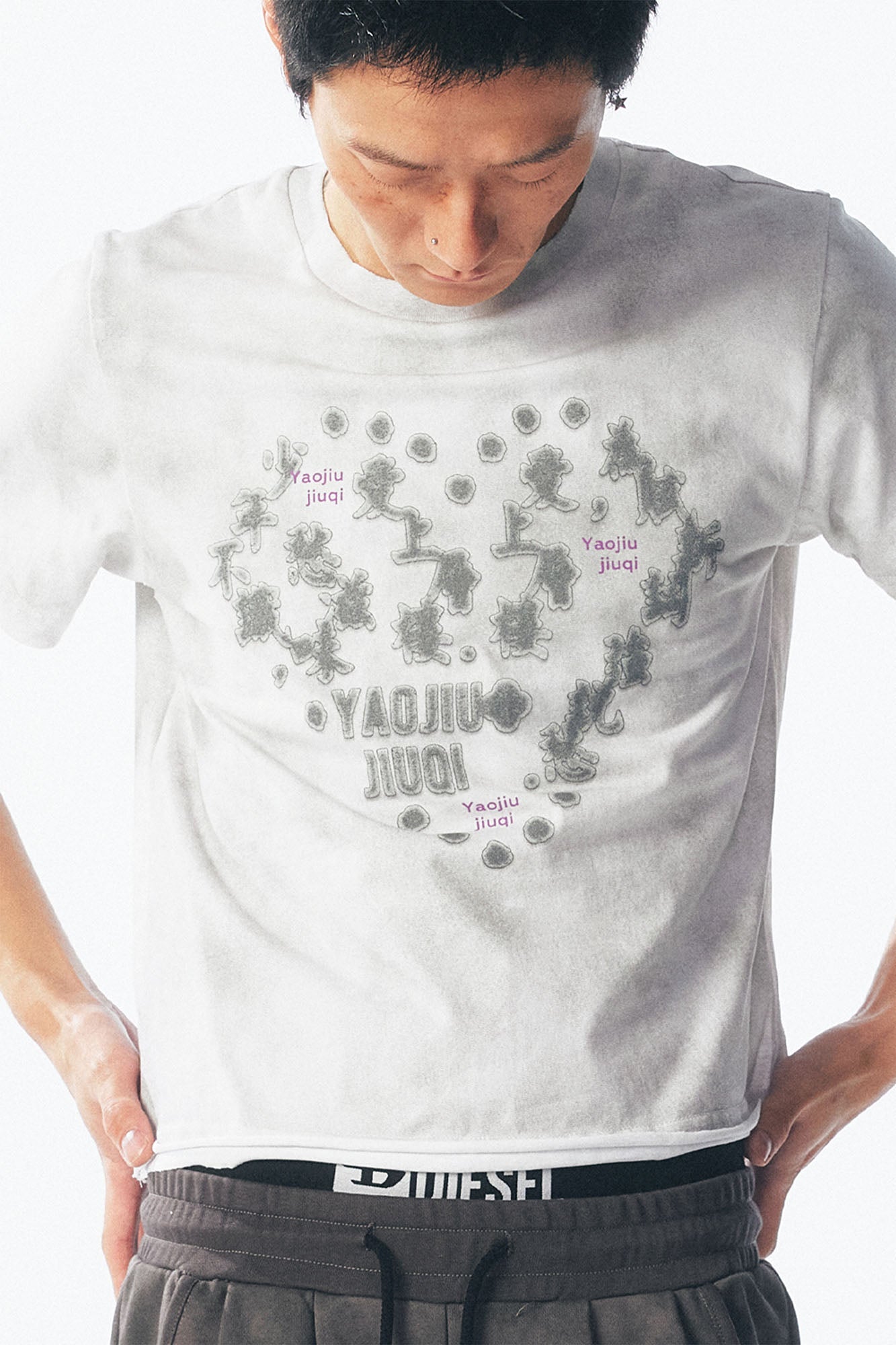 1997 POSTOFFICE Tie-Dyed Distressed Tee-T Shirt-S (Preorder)-Free Shipping Leatheretro