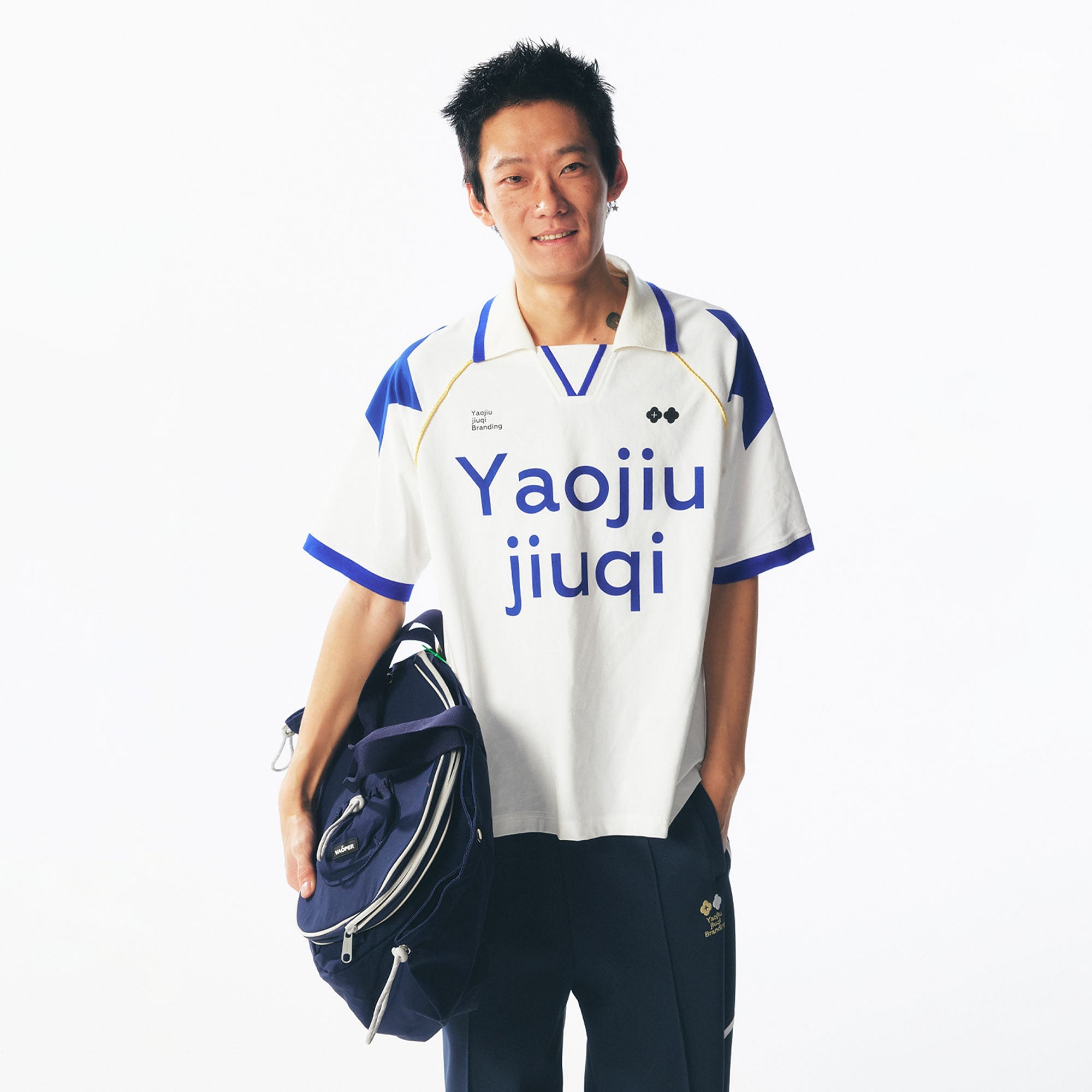 1997 POSTOFFICE Athletic Contrast-Panel Jersey-T Shirt-S-Free Shipping Leatheretro