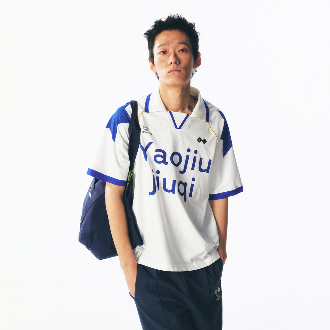1997 POSTOFFICE Athletic Contrast-Panel Jersey-T Shirt-S-Free Shipping Leatheretro