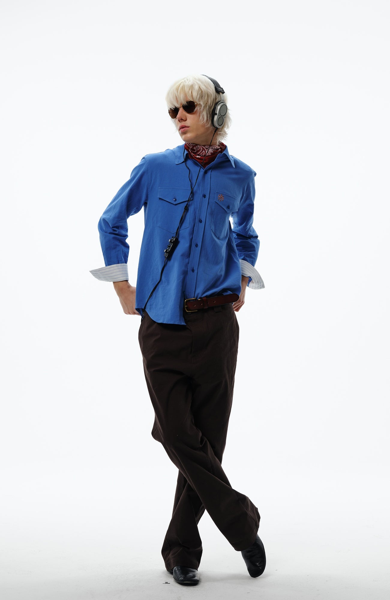 TRECLUB Retro Straight-Leg Trousers-Pants-S-Free Shipping Leatheretro