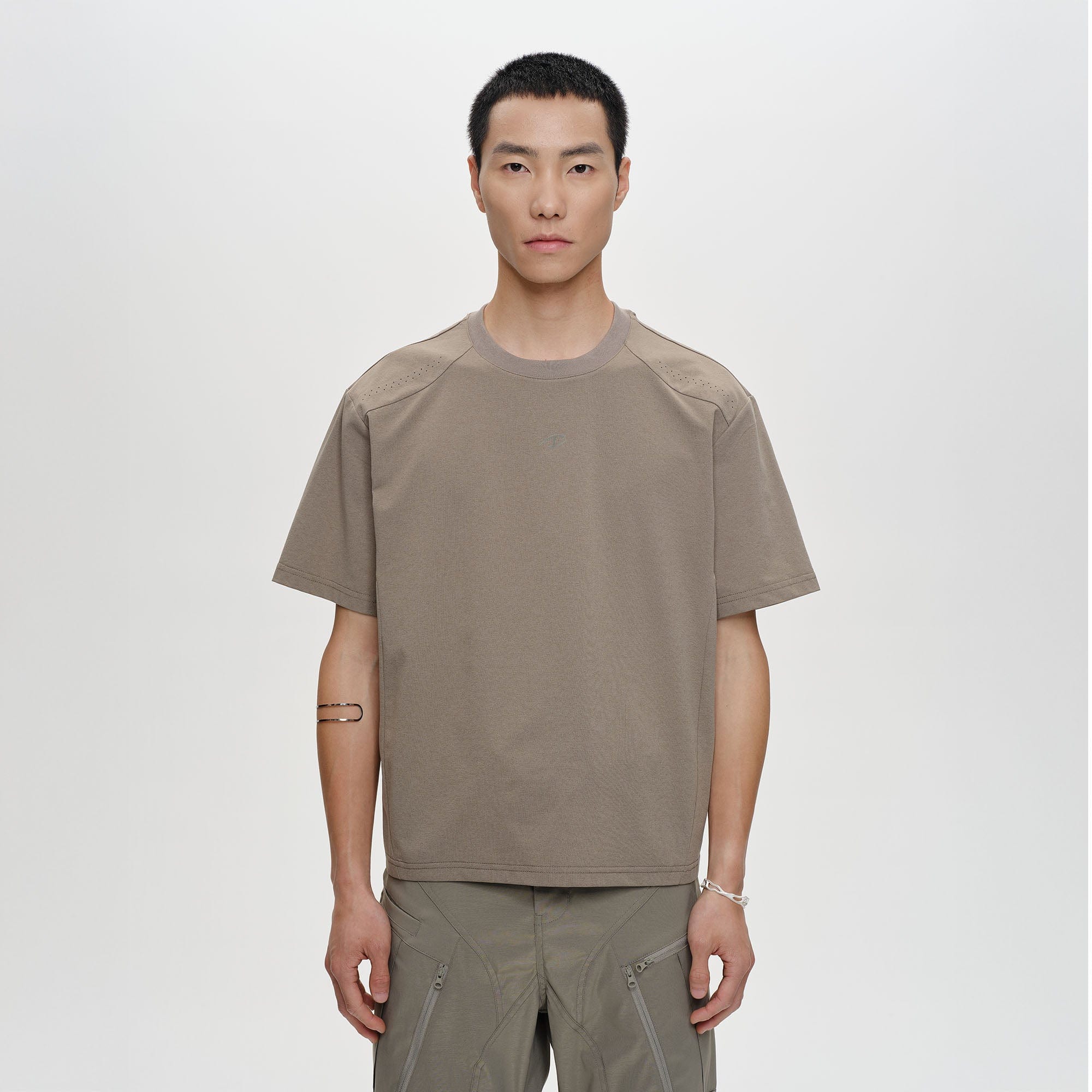 CATSSTAC Laser-Vent Paneled Tech T-Shirt-T Shirt-M-Green-Free Shipping Leatheretro