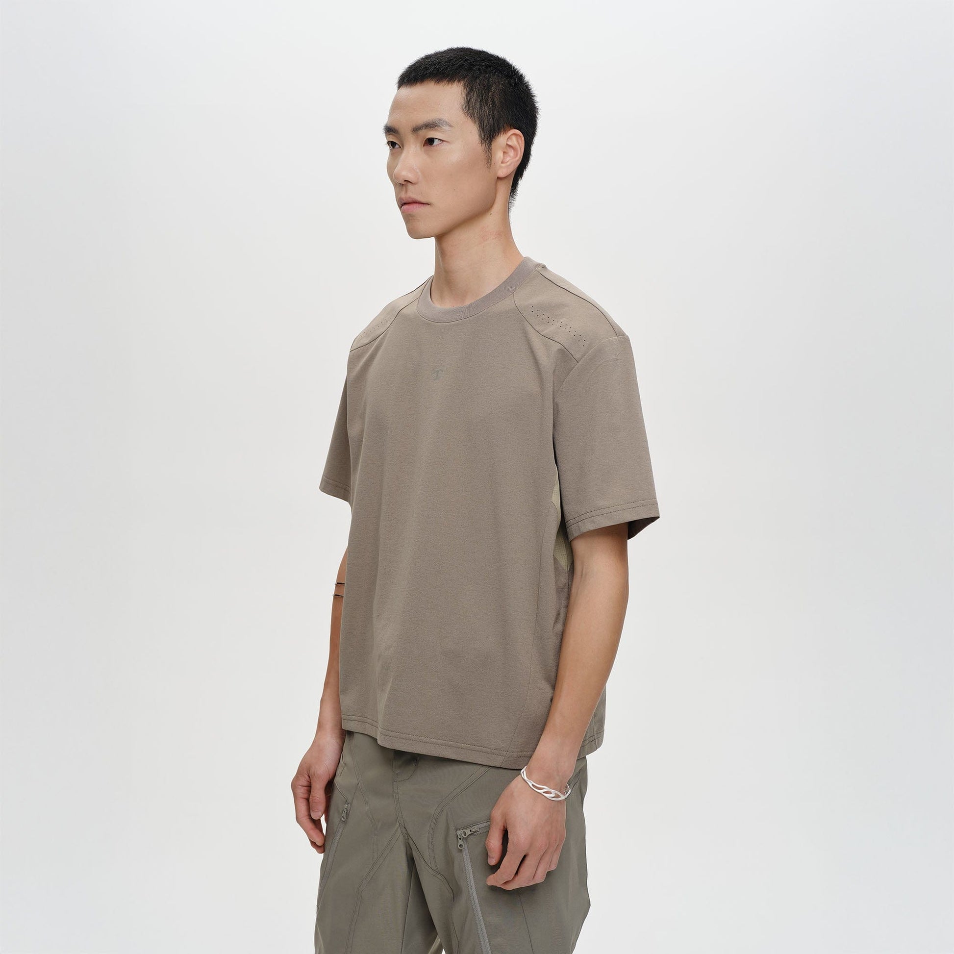 CATSSTAC Laser-Vent Paneled Tech T-Shirt-T Shirt-M-Black-Free Shipping Leatheretro