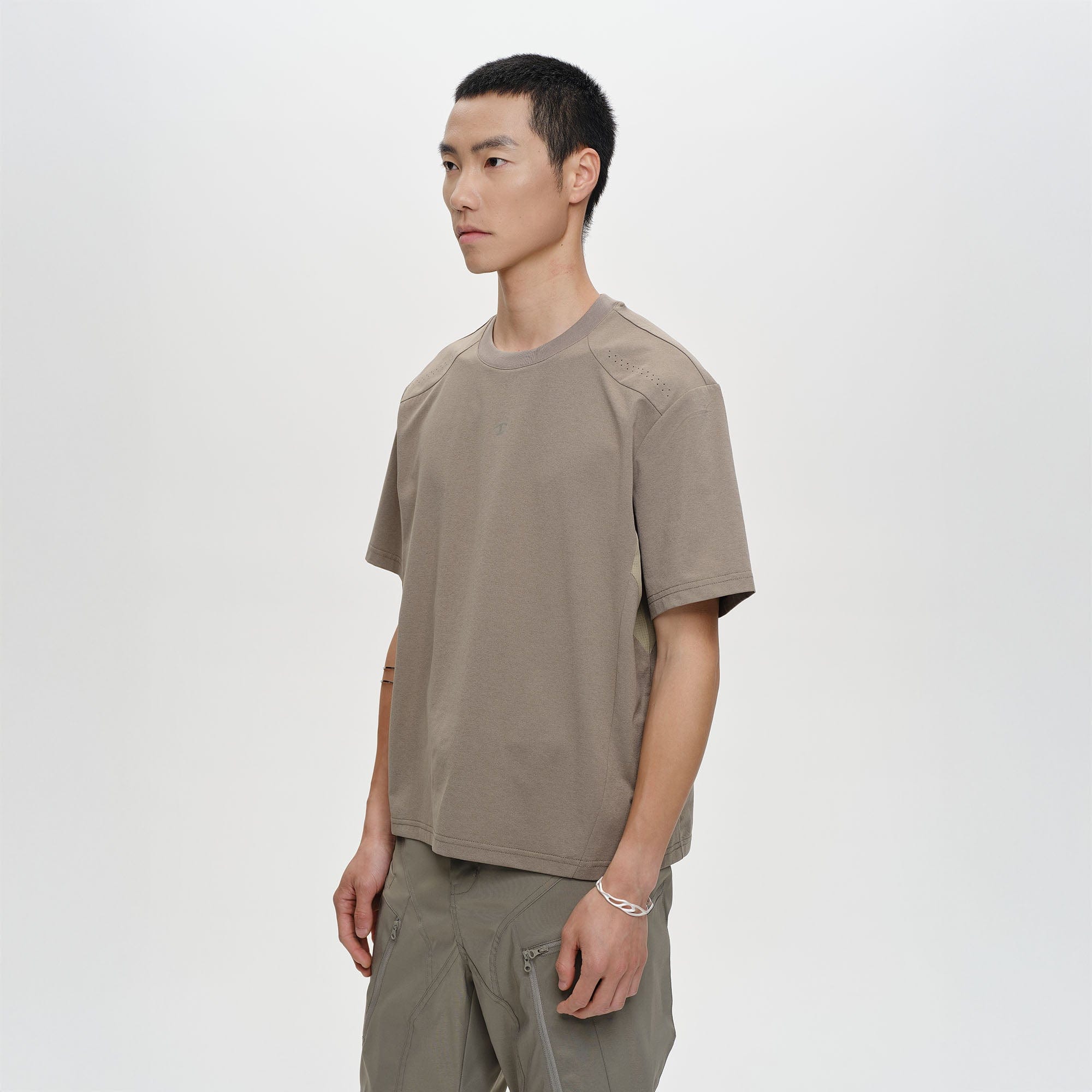 CATSSTAC Laser-Vent Paneled Tech T-Shirt-T Shirt-M-Black-Free Shipping Leatheretro