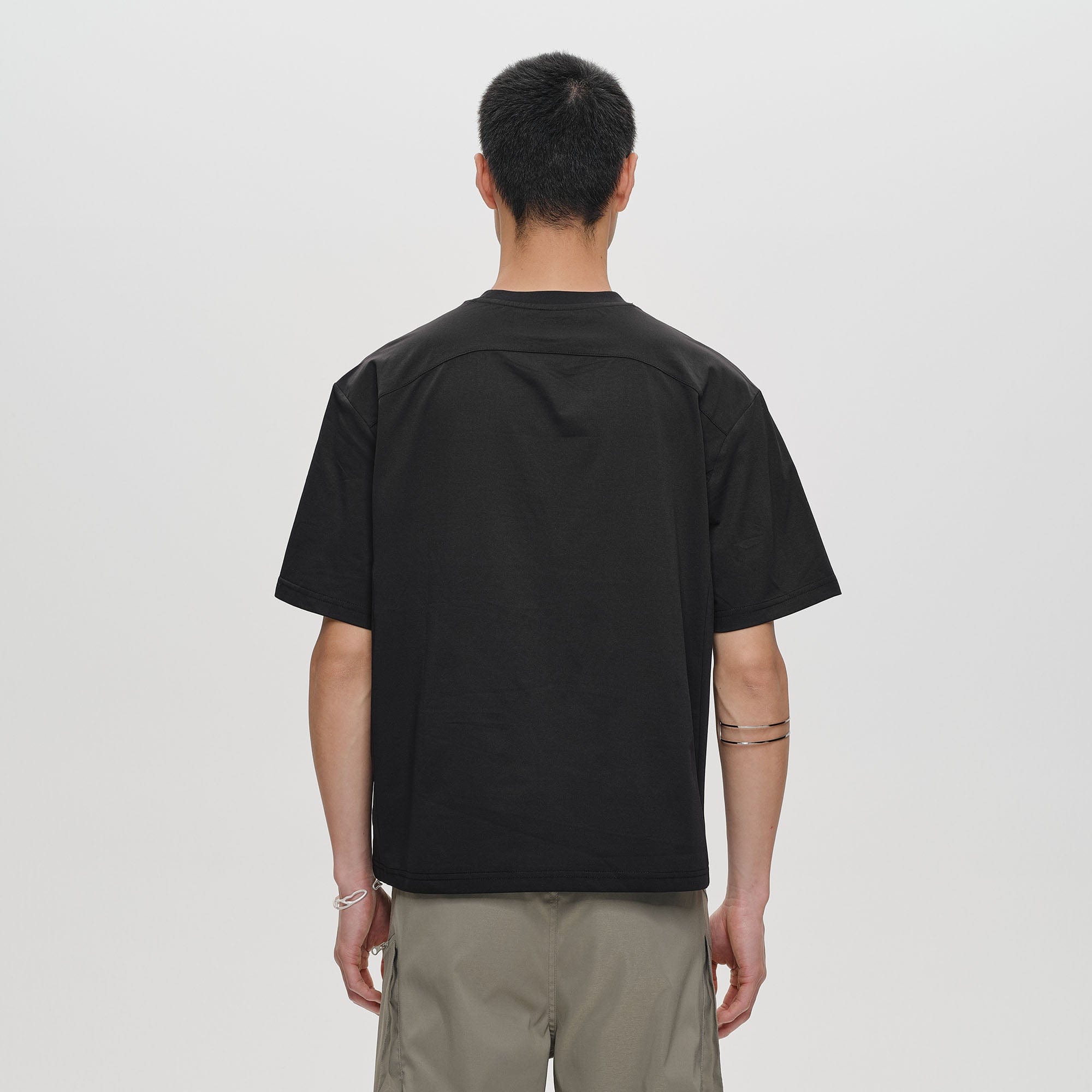 CATSSTAC Laser-Vent Paneled Tech T-Shirt-T Shirt-M-Black-Free Shipping Leatheretro