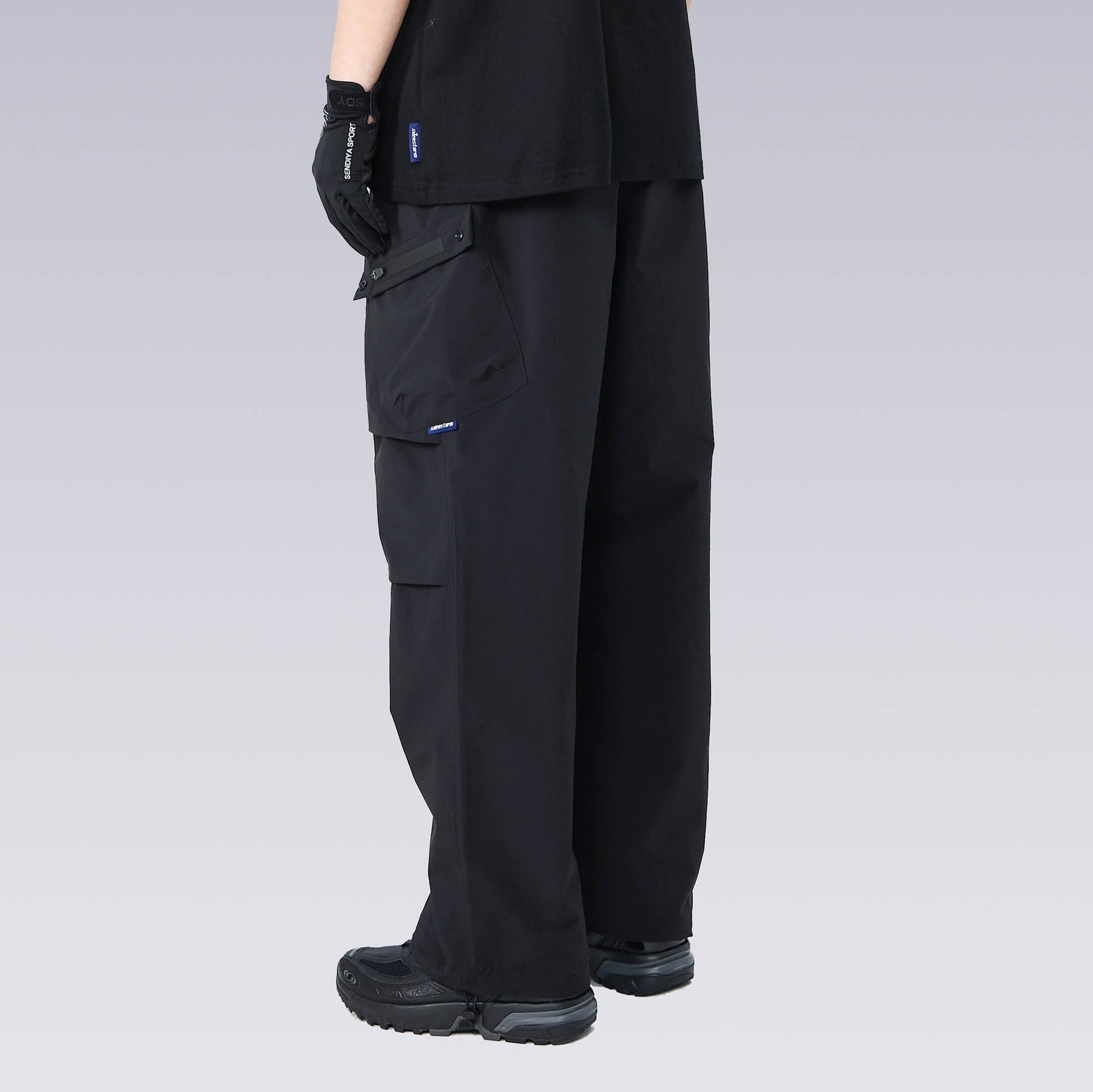 SILENSTORM Multi-Pocket Drawstring Crinkled Pants-Pants-S-Free Shipping Leatheretro