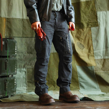 NEIGBORL Washed Multi-Pocket Cargo Pants-Pants-S-Free Shipping Leatheretro