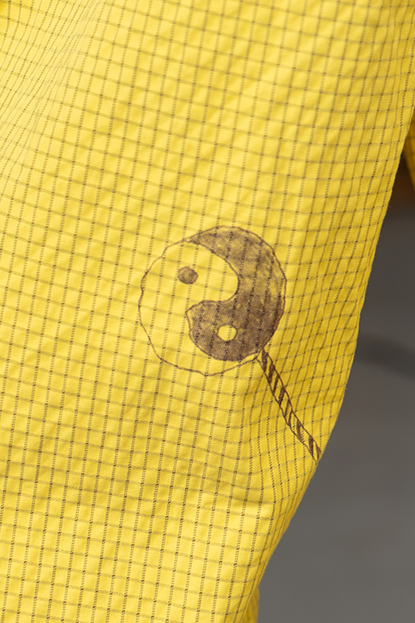 NIANJIUYIKOUER Graphic Grid Cargo Pants-Pants-XS-Yellow-Free Shipping Leatheretro