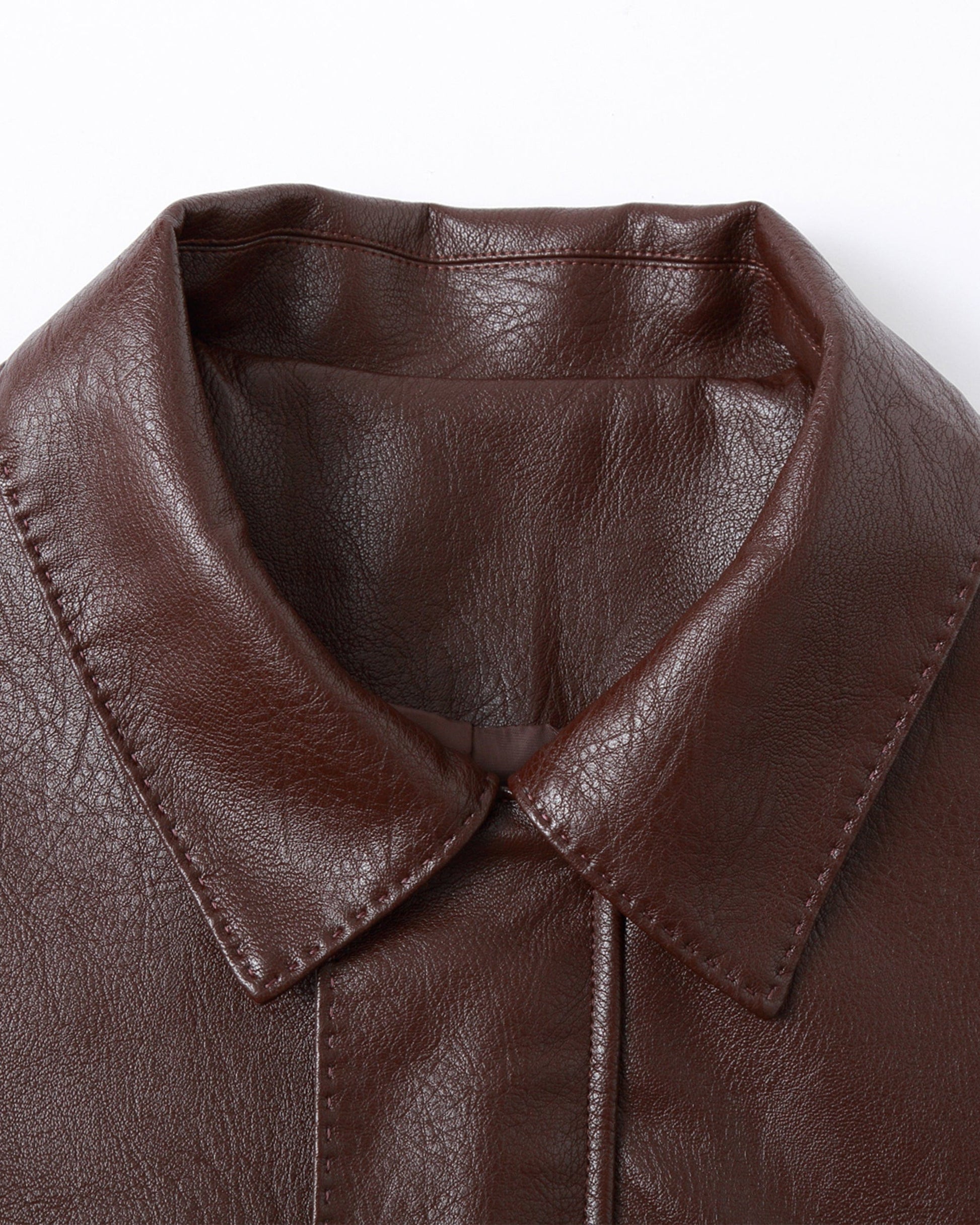 CLP Big Pocket Oversized Faux Leather Jacket-Jacket-S-Free Shipping Leatheretro