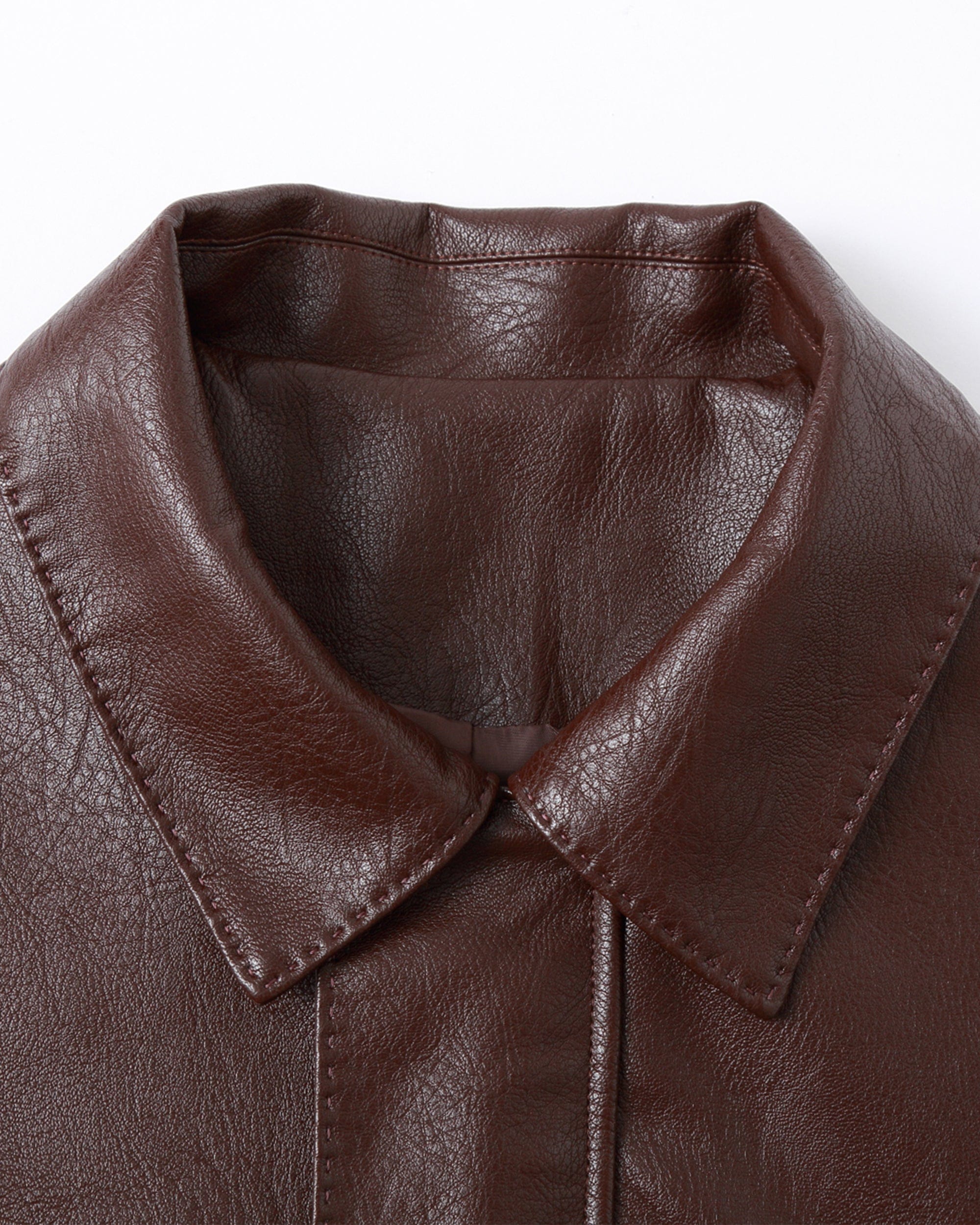 CLP Big Pocket Oversized Faux Leather Jacket-Jacket-S-Free Shipping Leatheretro