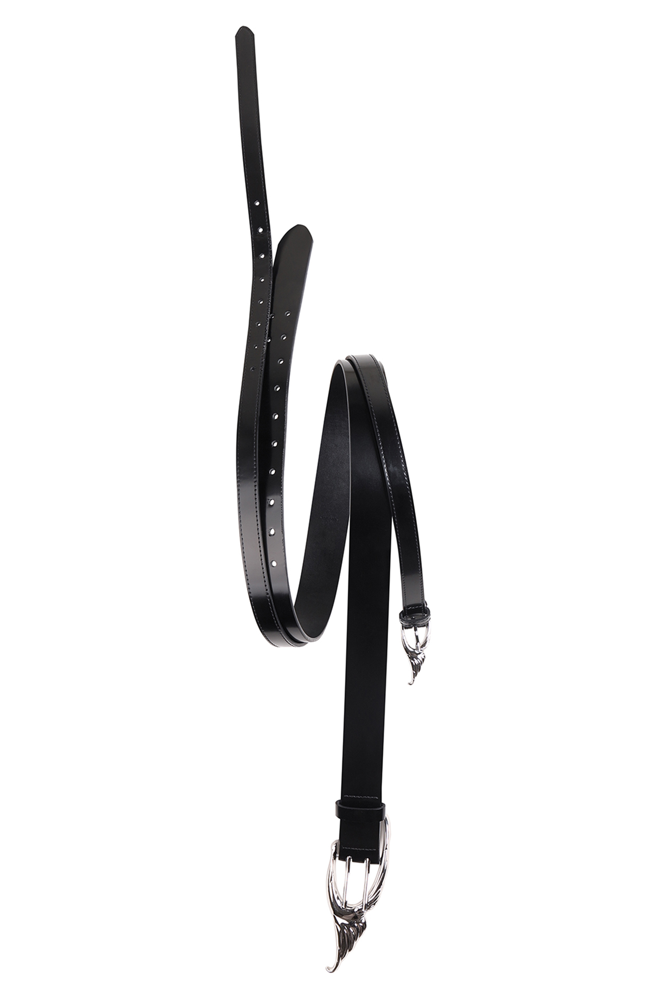 WHISTLEHUNTER Double-Layer Gloss Leather Belt-Accessories-One Size (Preorder)-Free Shipping Leatheretro