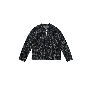 TRECLUB Floral Henley Long Sleeve-L/S Tee-S (Preorder)-Free Shipping Leatheretro