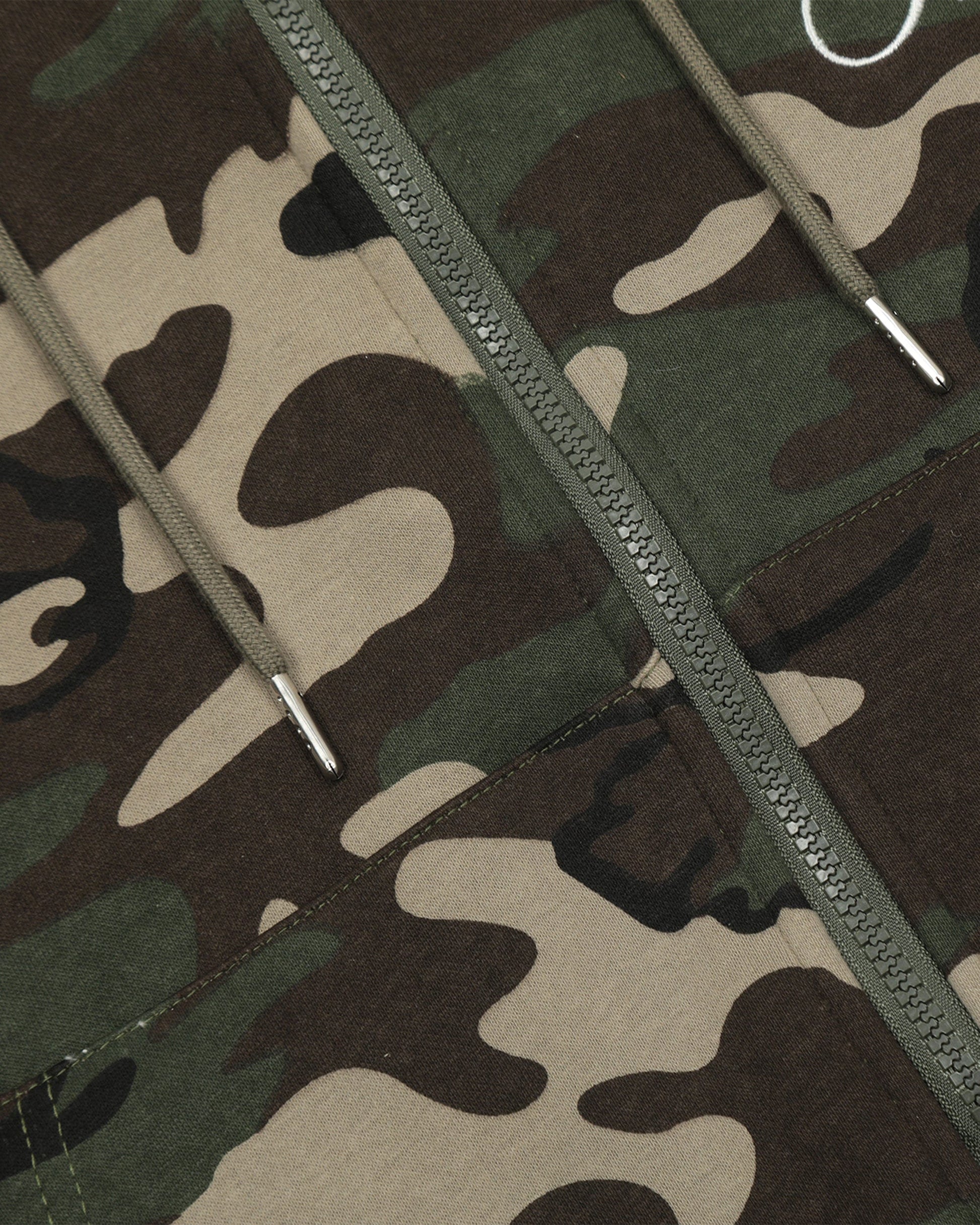 CLP Camo Studded Zip-Up Hoodie-Jacket-M-Free Shipping Leatheretro