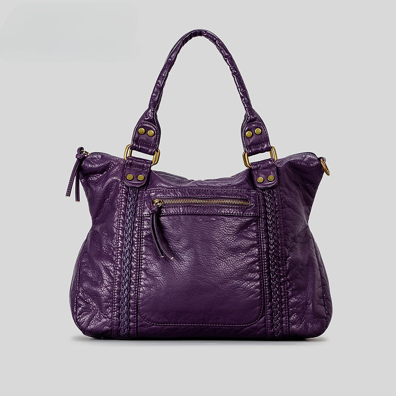 Retro Motorcycle Bag-purple-Free Shipping Leatheretro