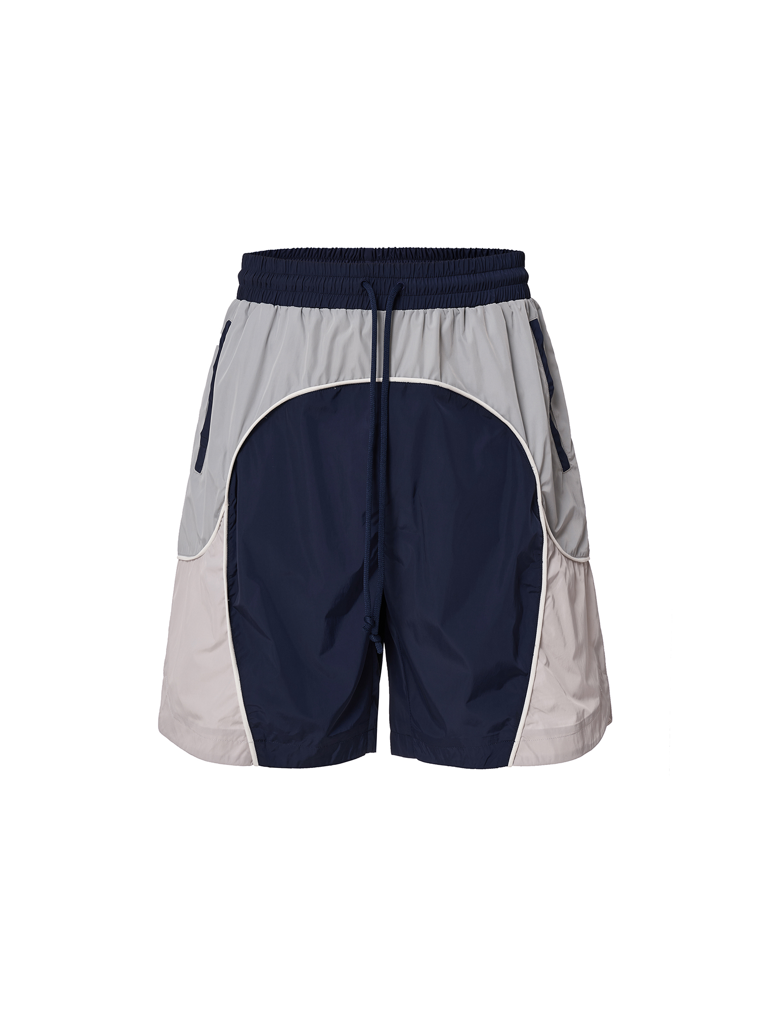 F2CE Contrast Paneled Sport Shorts-Shorts-S / 27-31"-Free Shipping Leatheretro