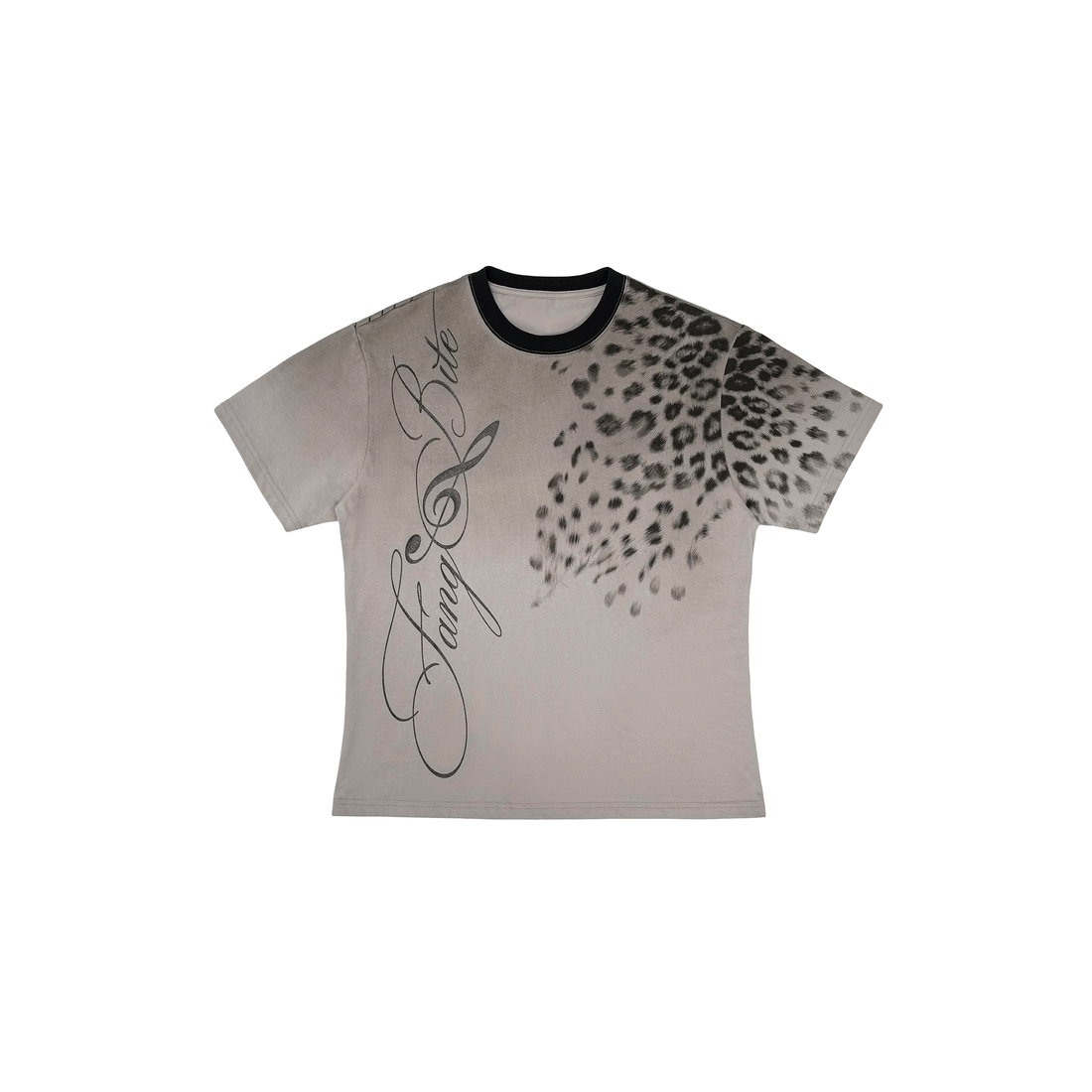 ESAIAS Washed Leopard Graphic T-Shirt-T Shirt-S-Free Shipping Leatheretro