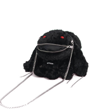 FACEONLAB Monster Crossbody Bag-Bag-One Size-Red-Free Shipping Leatheretro