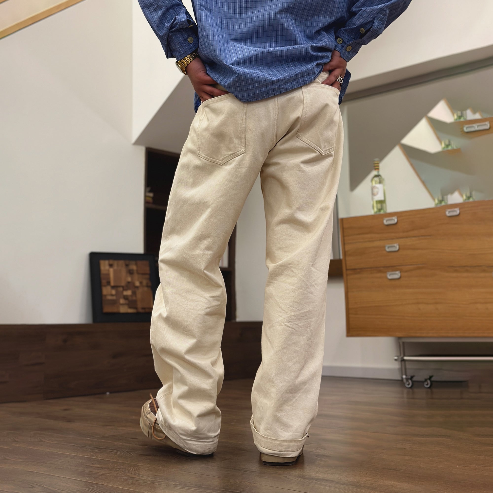 NEIGBORL Retro Minimalist Denim Pants-Pants-S (Preorder)-Free Shipping Leatheretro