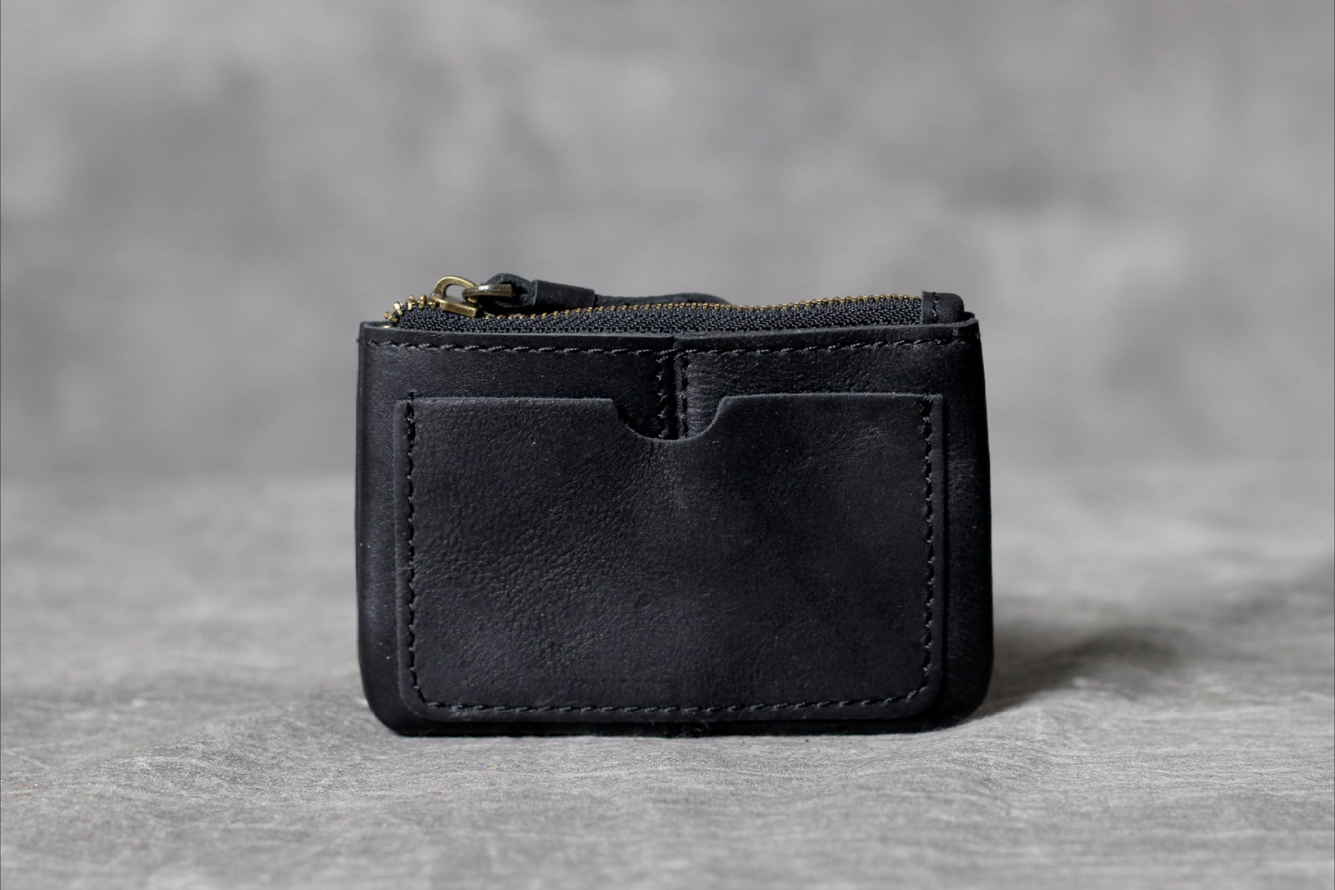 Vintage Leather Card Wallet for Men & Women-Handbags, Wallets & Cases-Black-Free Shipping Leatheretro