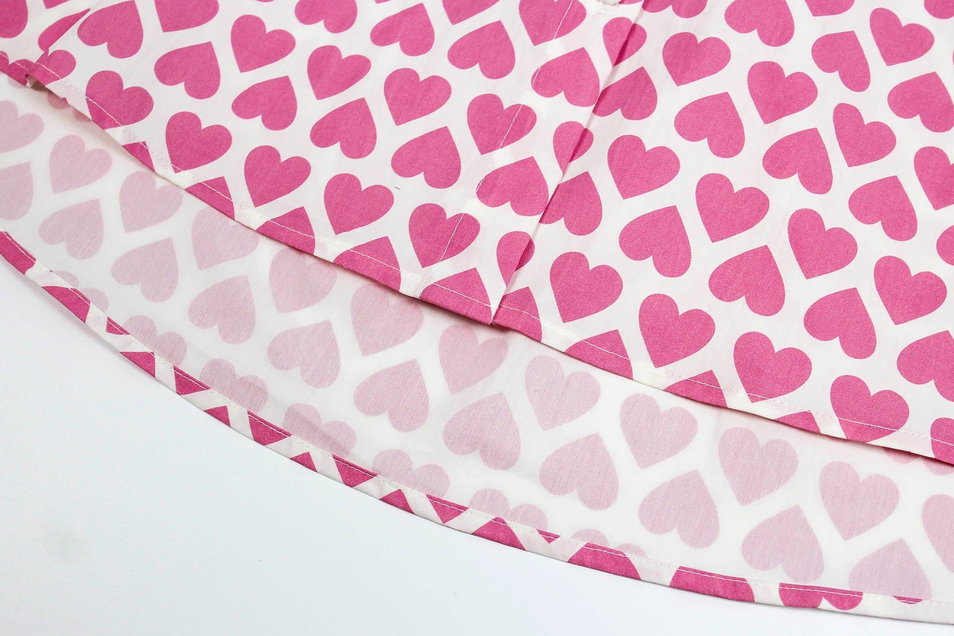 CLP Pink Heart Full-Print Shirt-Shirt-M-Free Shipping Leatheretro