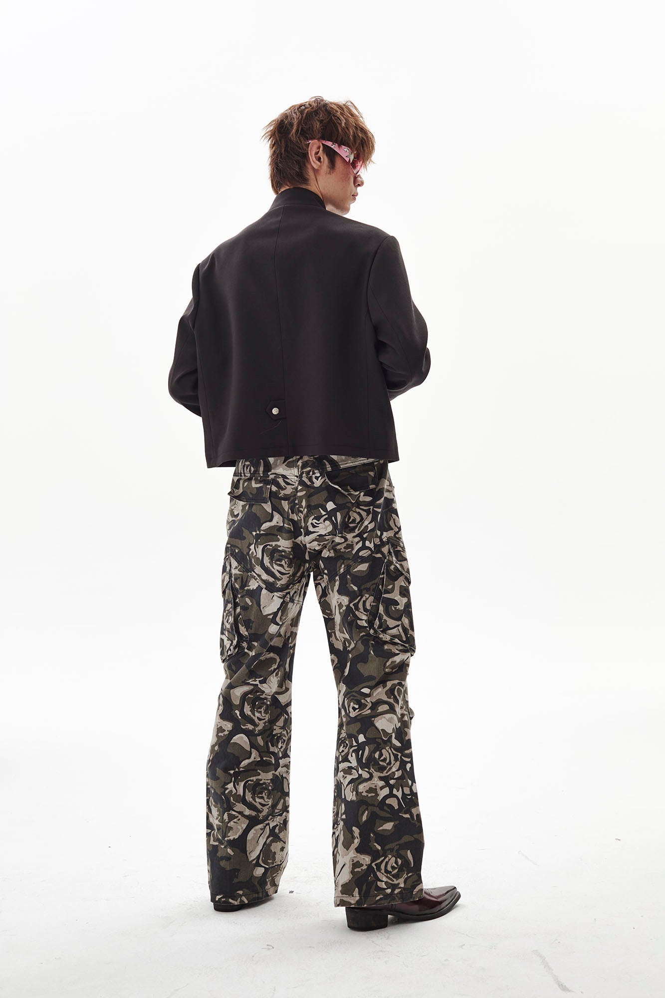 PASET Frog Buckle Stand Collar Jacket-Jacket-S-Free Shipping Leatheretro