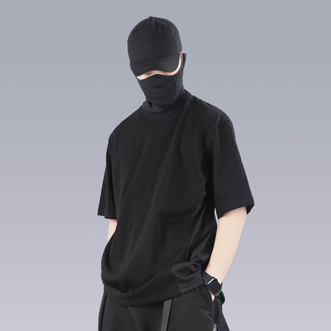 SILENSTORM Essential Spliced Mesh T-Shirt-T Shirt-S-Free Shipping Leatheretro