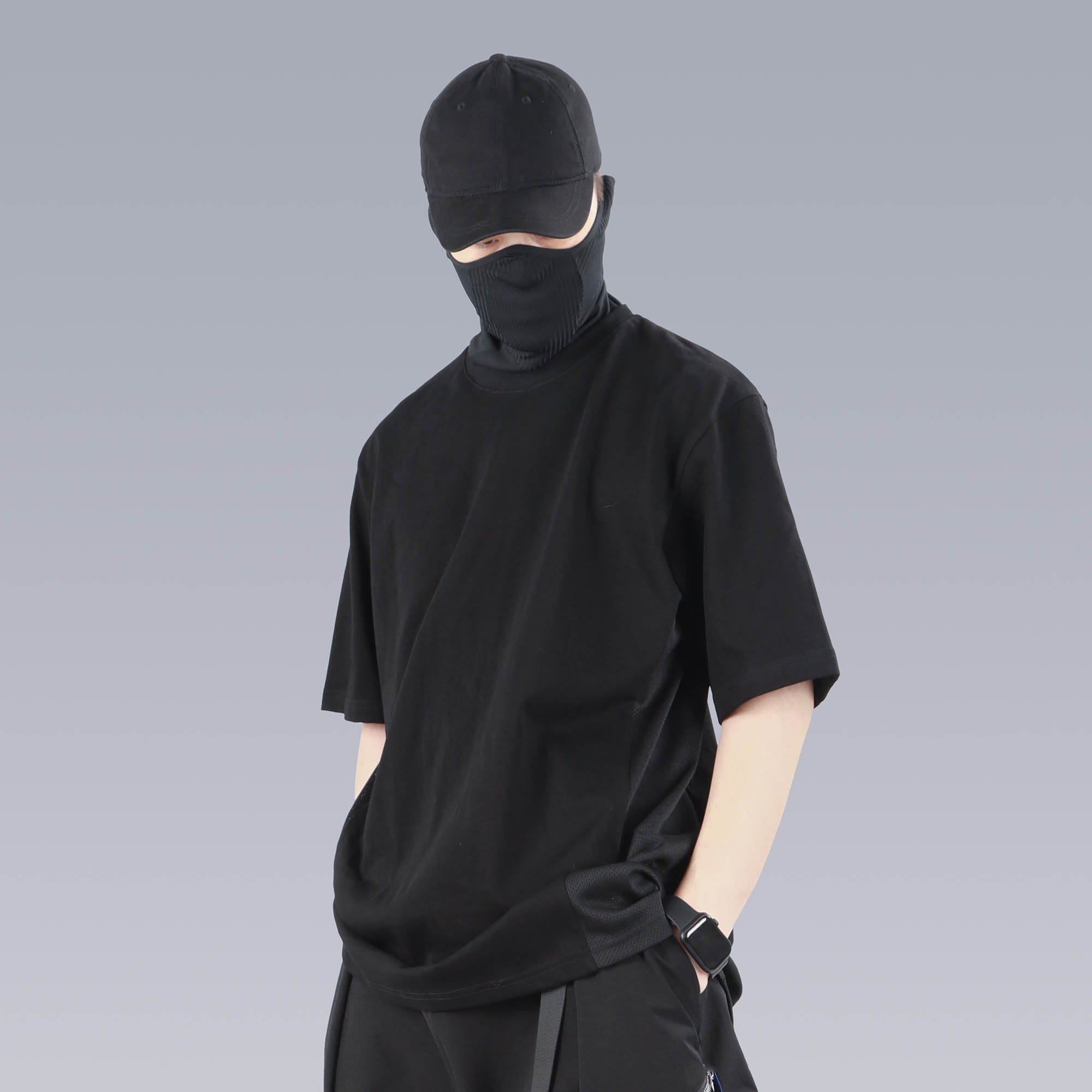 SILENSTORM Essential Spliced Mesh T-Shirt-T Shirt-S-Free Shipping Leatheretro