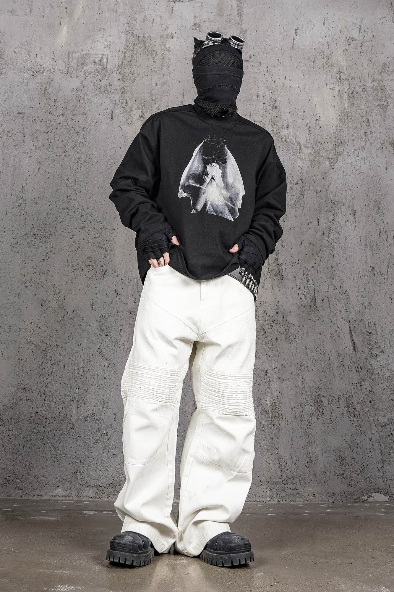 UNDERWATER Bridal Lament Long-Sleeve Tee Black-T Shirt-S-Free Shipping Leatheretro