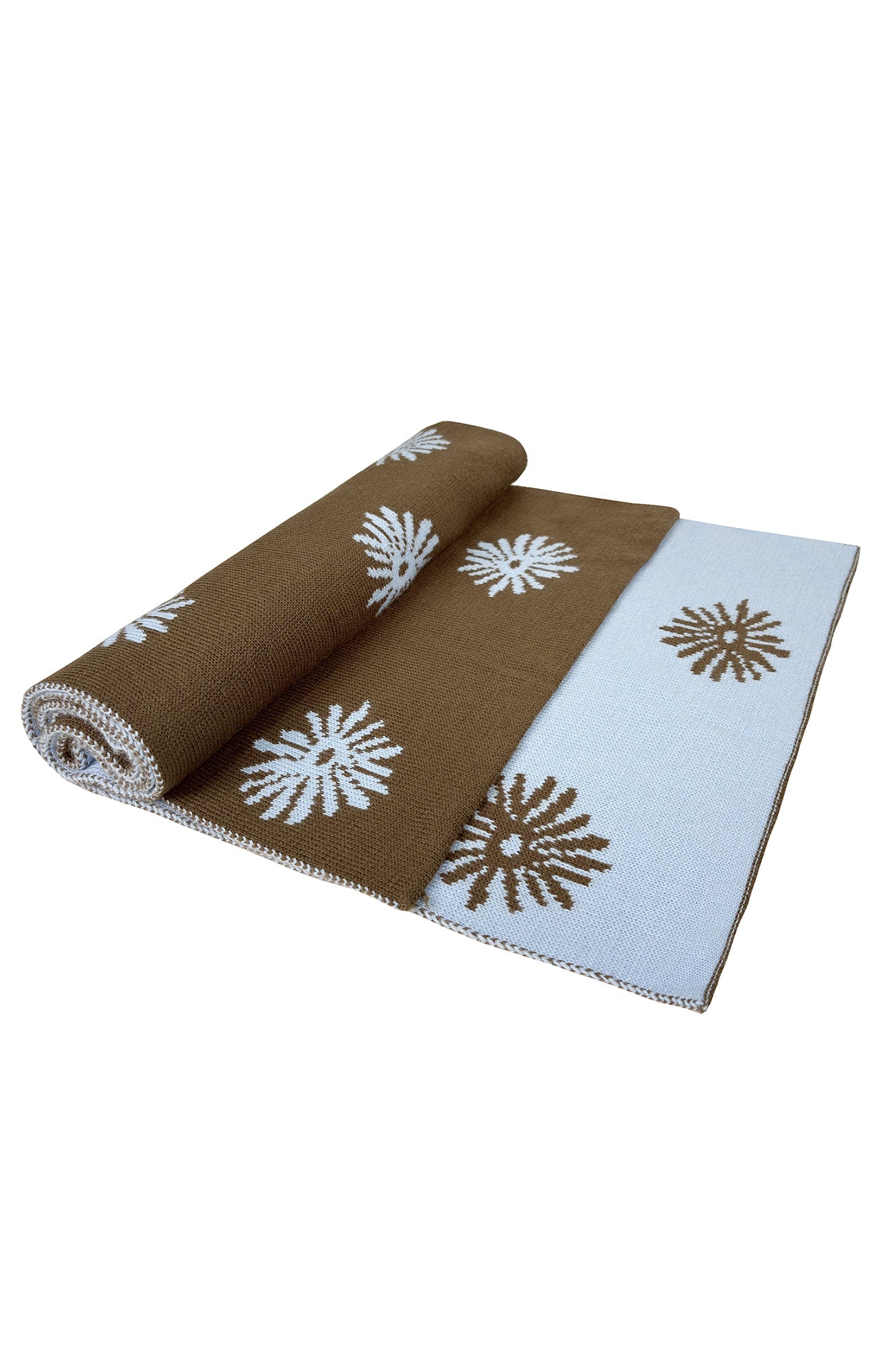 MIICHOUS Snowflake Jacquard Reversible Wool-Blend Scarf-Black-Free Shipping Leatheretro