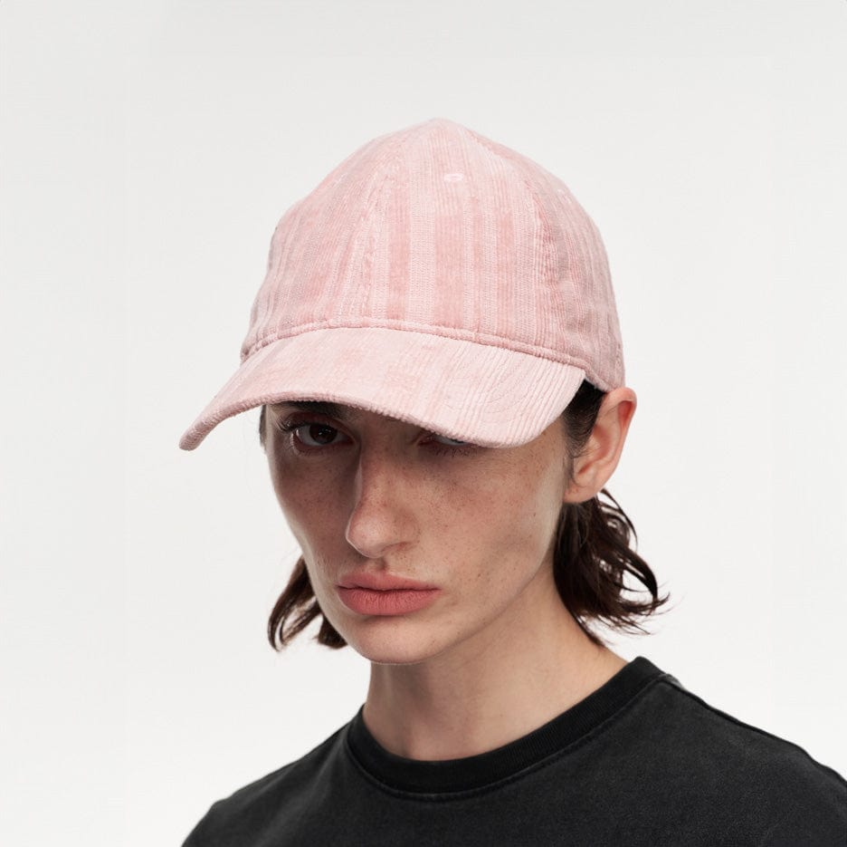 ARTIFICIAL WORLD Corduroy Striped Cap-Hat, Cap, Beanie-Black-Free Shipping Leatheretro