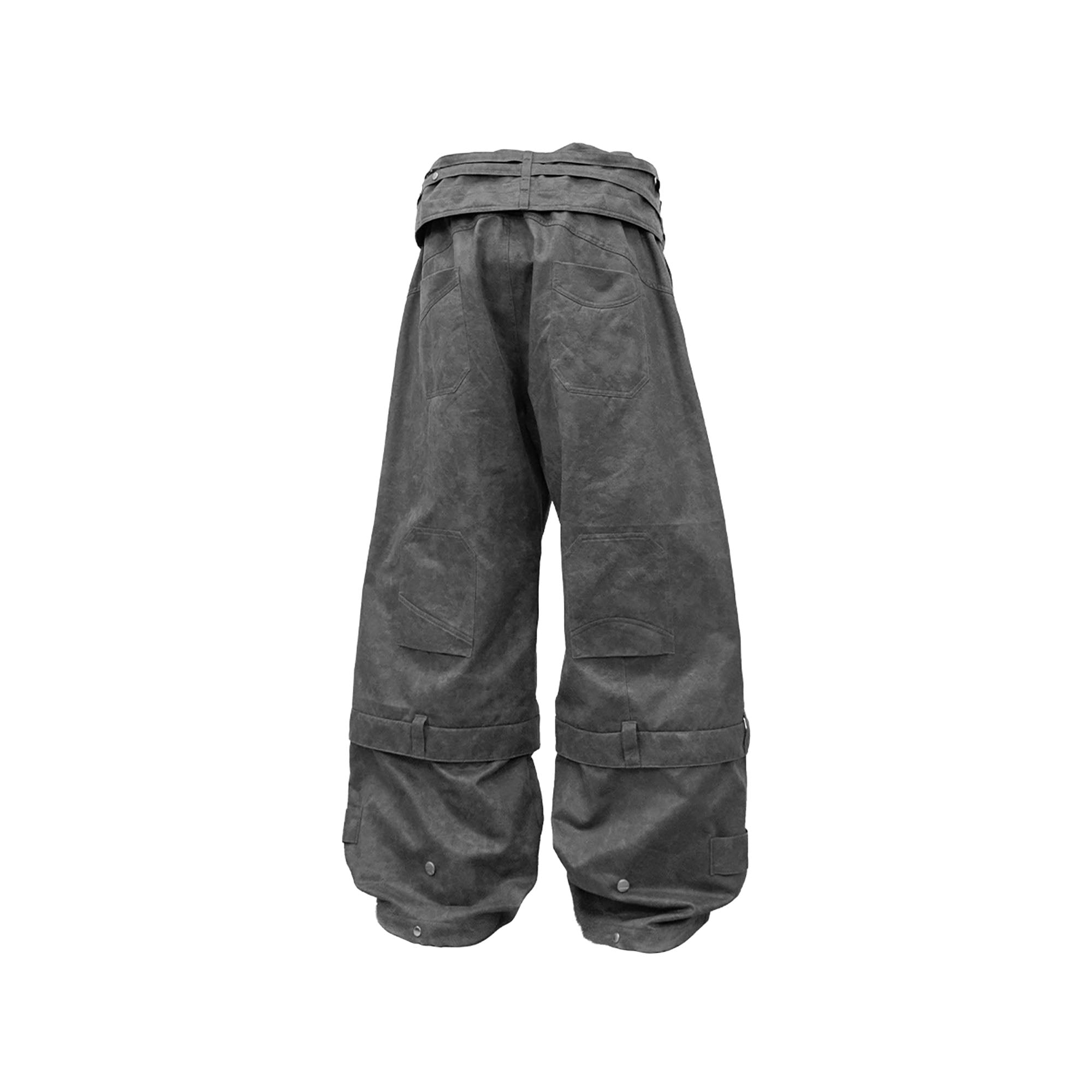 RELABEL Convertible Foldover-Waist Cargo Pants-Pants-XS-Free Shipping Leatheretro