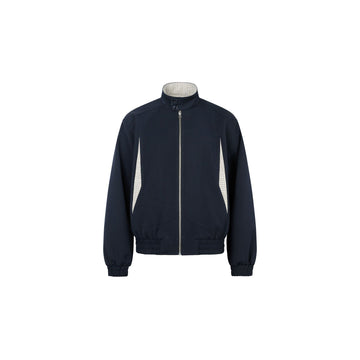 OKAYTHXBYE Checker Paneled Harrington Jacket-Jacket-S-Free Shipping Leatheretro