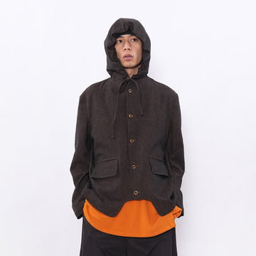7440 37 1 Linen-Cotton Drawstring Hooded Blazer-Jacket-S (Preorder)-Free Shipping Leatheretro