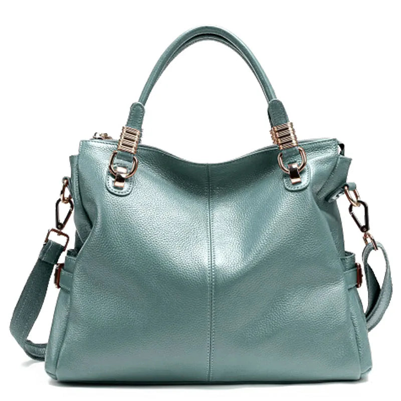Classic Wild Leather Handbag - Stylish First Layer Cowhide Bag-Handbags-Brown-Free Shipping Leatheretro