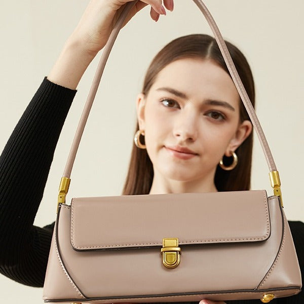 Women Summer French Shoulder Bag - Retro Style Luxury Piece-Shoulder Bag-Black-Free Shipping Leatheretro
