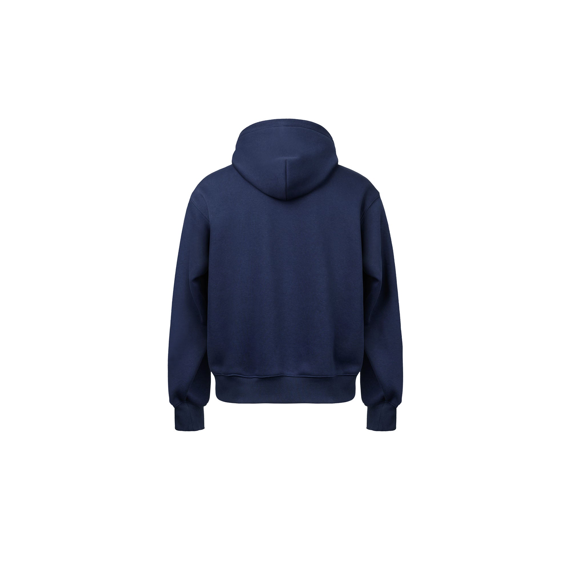 OKAYTHXBYE Essential Sherpa-Lined Boxy Zip Hoodie-Jacket-S-Dark Gray-Free Shipping Leatheretro