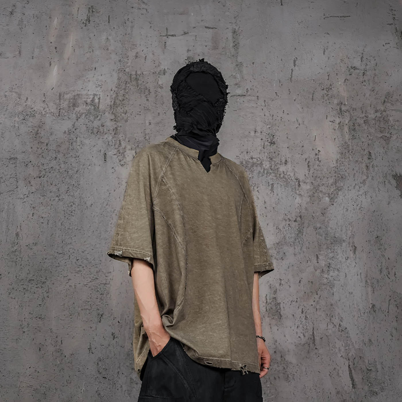 UNDERWATER Deconstructed Demon Teeth T-Shirt-T Shirt-S-Free Shipping Leatheretro