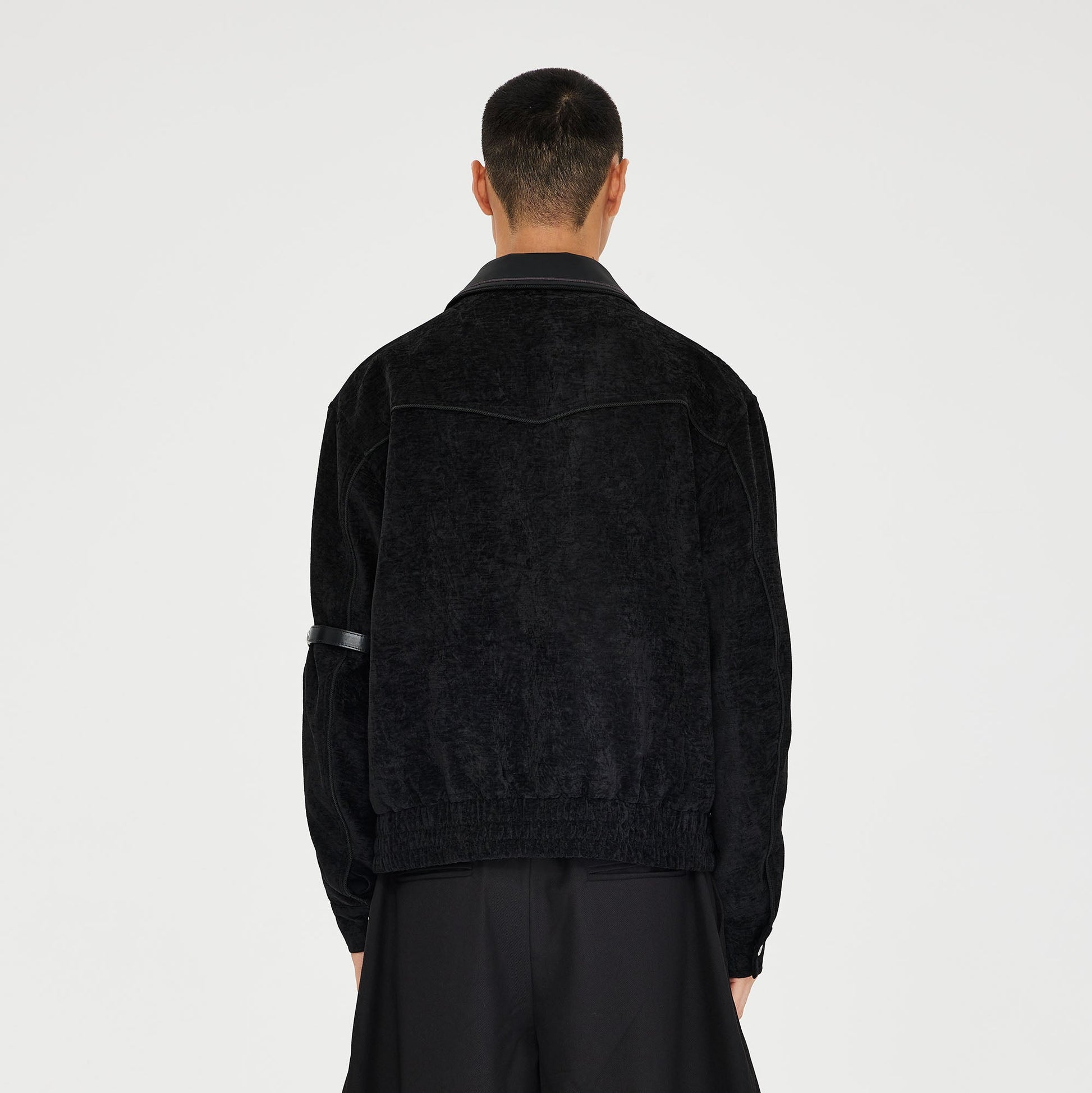 CATSSTAC Embroidered Collar Stitch Jacket-Jacket-M-Free Shipping Leatheretro