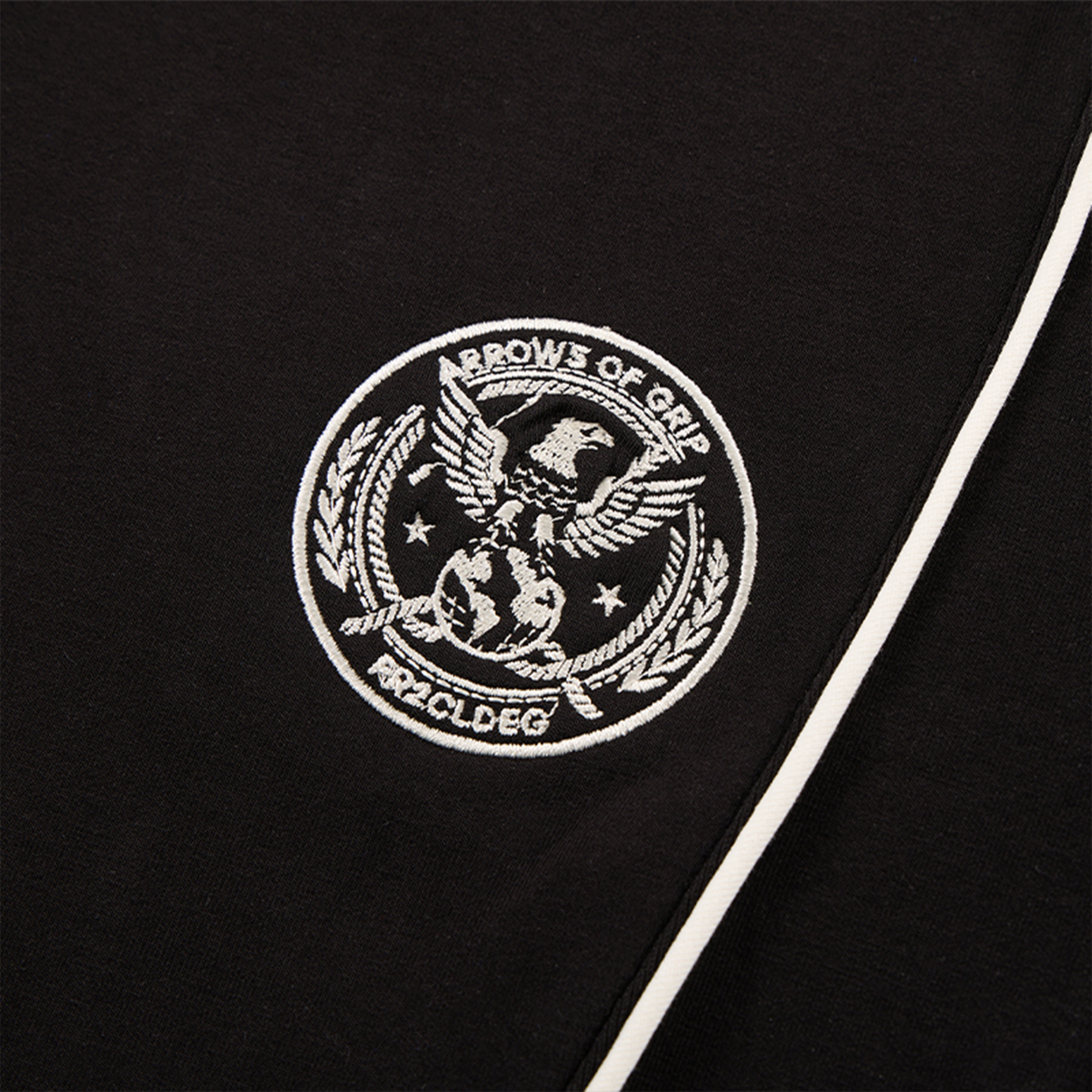 F2CE Cotton Side-Stripe Badge Sport Shorts-Shorts-S / 27-31"-Free Shipping Leatheretro