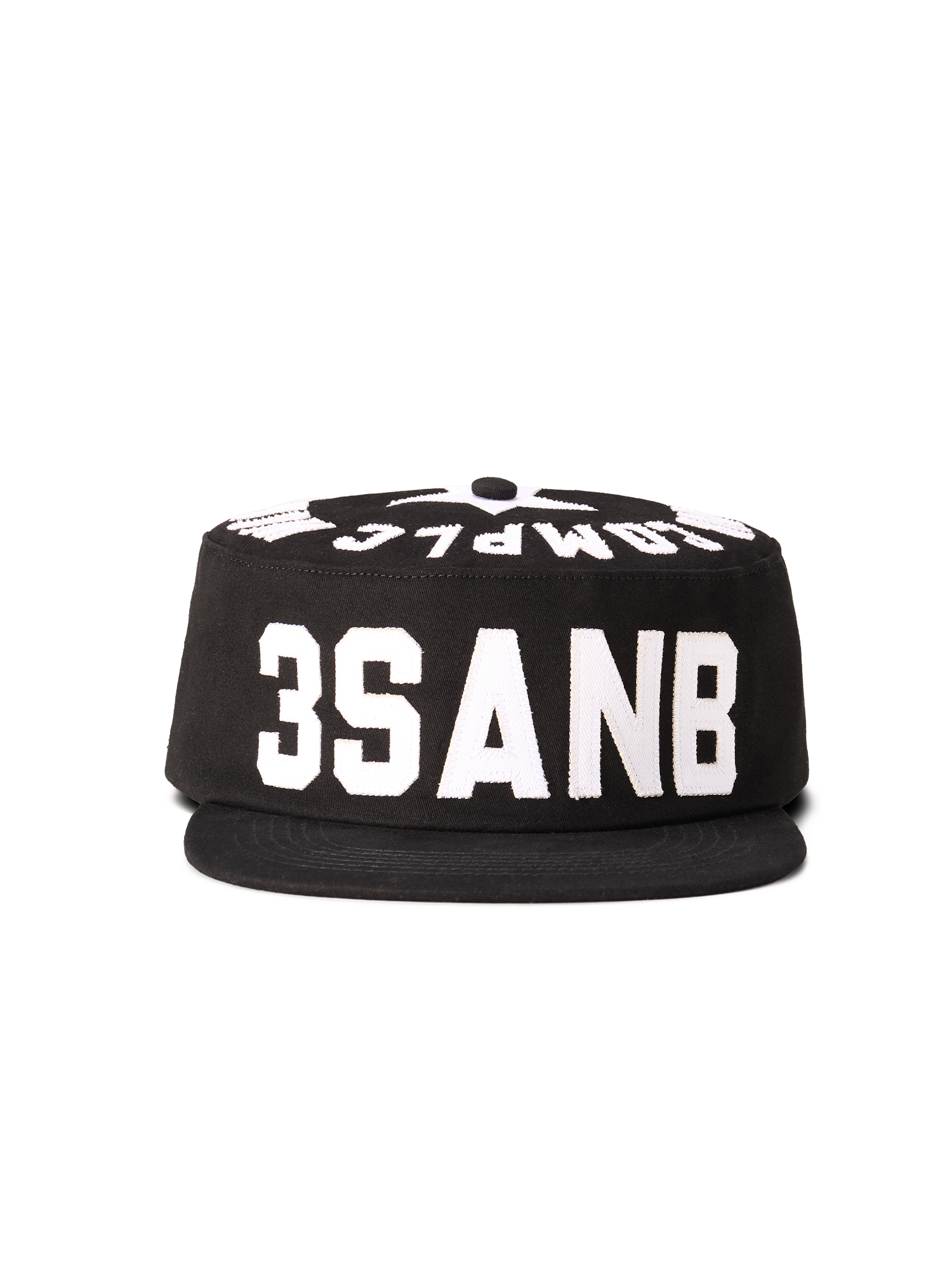 SANB LOGO Patch Pillbox Cap-Hat, Cap, Beanie-One Size-Free Shipping Leatheretro